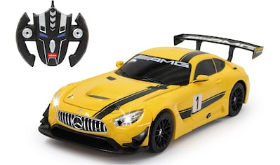 RC-Auto »Deluxe Cars, Mercedes-AMG GT3, 1:14, gelb, 2,4GHz«, mit Lautsprecher