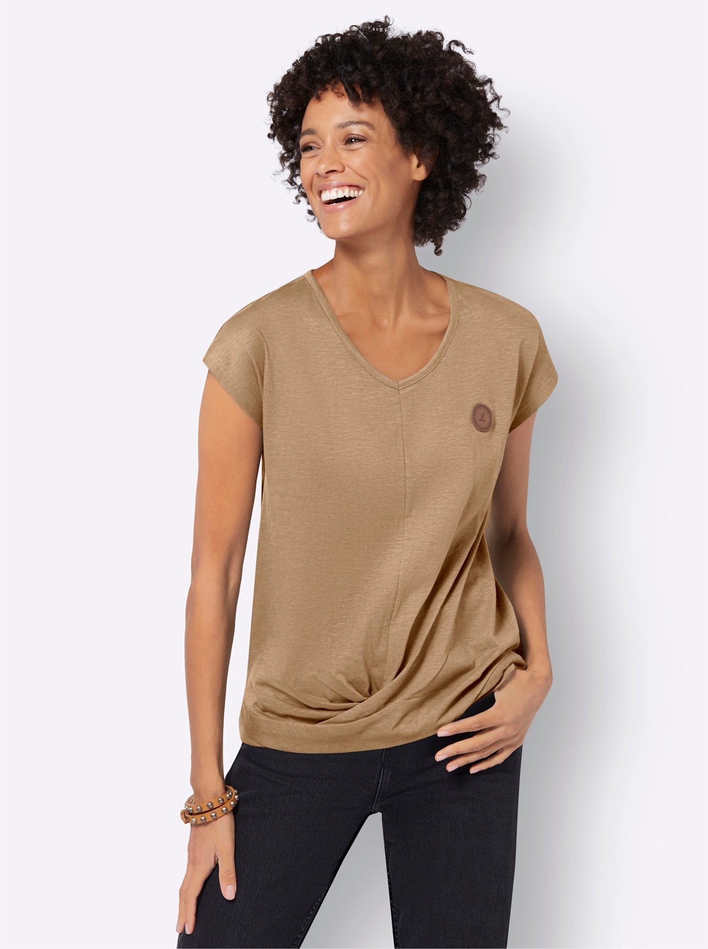 Casual Looks Kurzarmshirt »Shirt«, (1 tlg.)