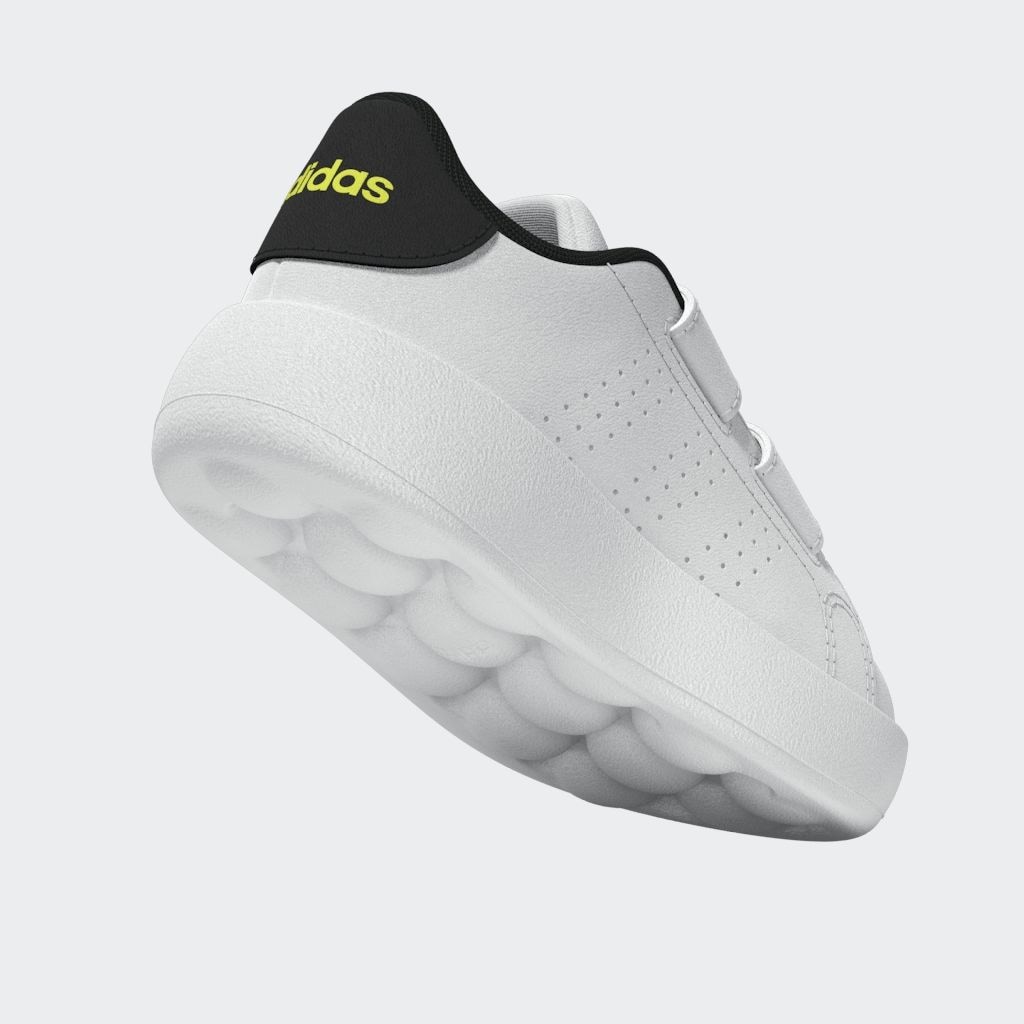 adidas Sportswear Klettschuh »ADIDAS SMILEY ADVANTAGE KIDS«, Design auf den Spuren des adidas Stan Smith, für Kinder