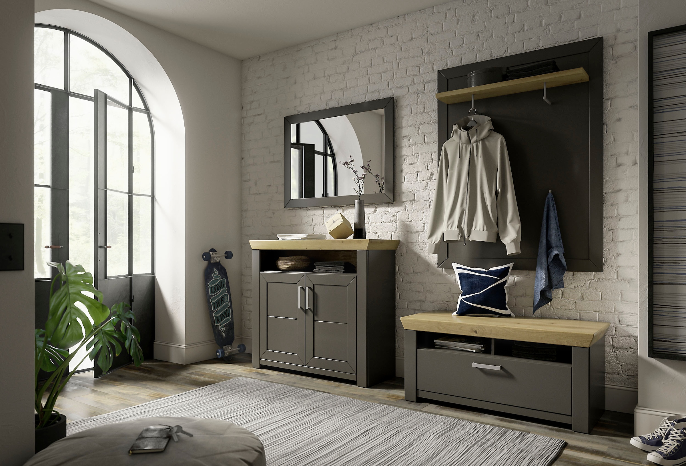 set one by Musterring Garderoben-Set "GA York Kombi 56" Set, 4 Stk. tlg. günstig online kaufen