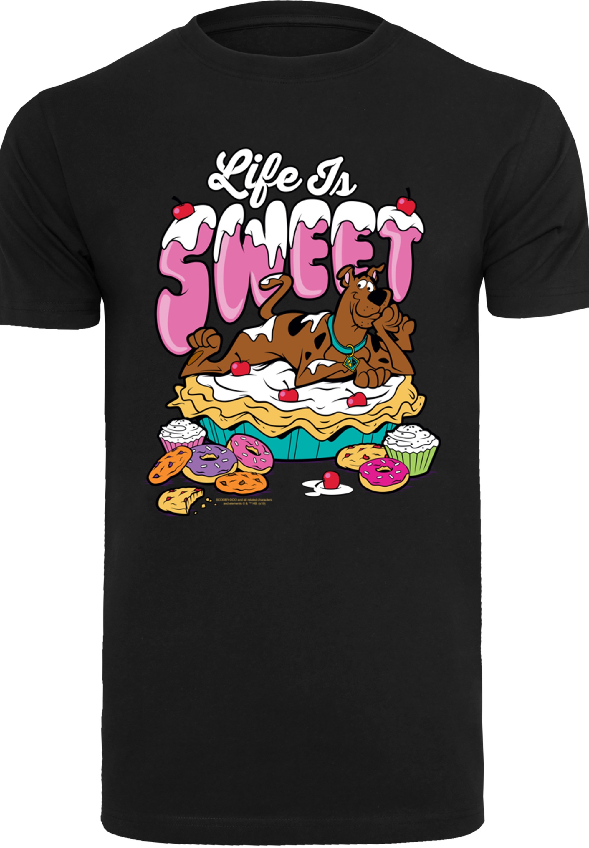 F4NT4STIC T-Shirt »Scooby Doo Life Is Sweet« Herren,Premium Merch,Regular-Fit,Basic,Bedruckt