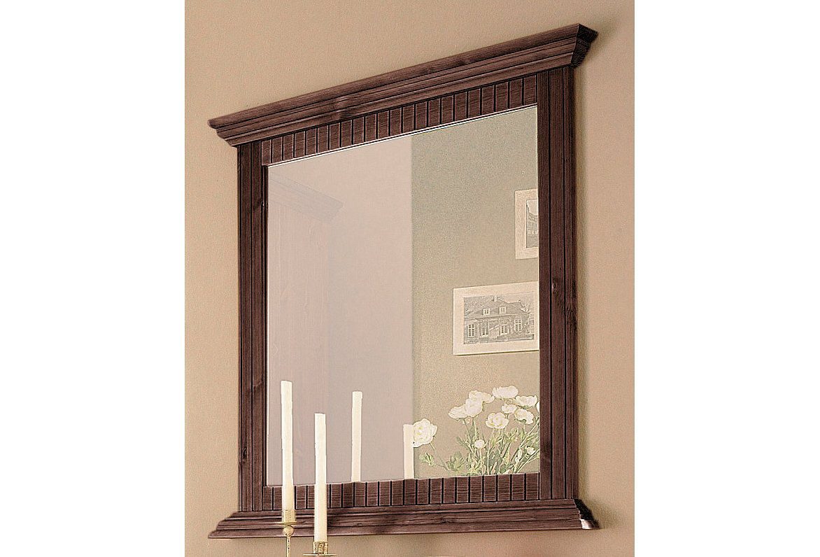 OTTO home Spiegel "Rustic, Garderobenspiegel, Landhausstil" Rahmen in Kiefer massiv, Breite 78 cm, mit Zierfräsungen