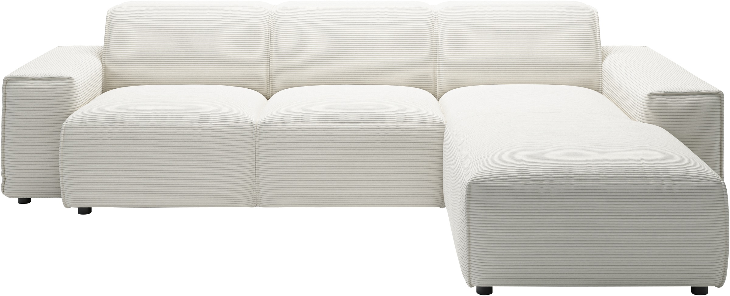 andas Ecksofa »Glimminge L-Form auch in Breitcord, Feincord + Easy care-Bezug,«, Breite 264, Zierkissen