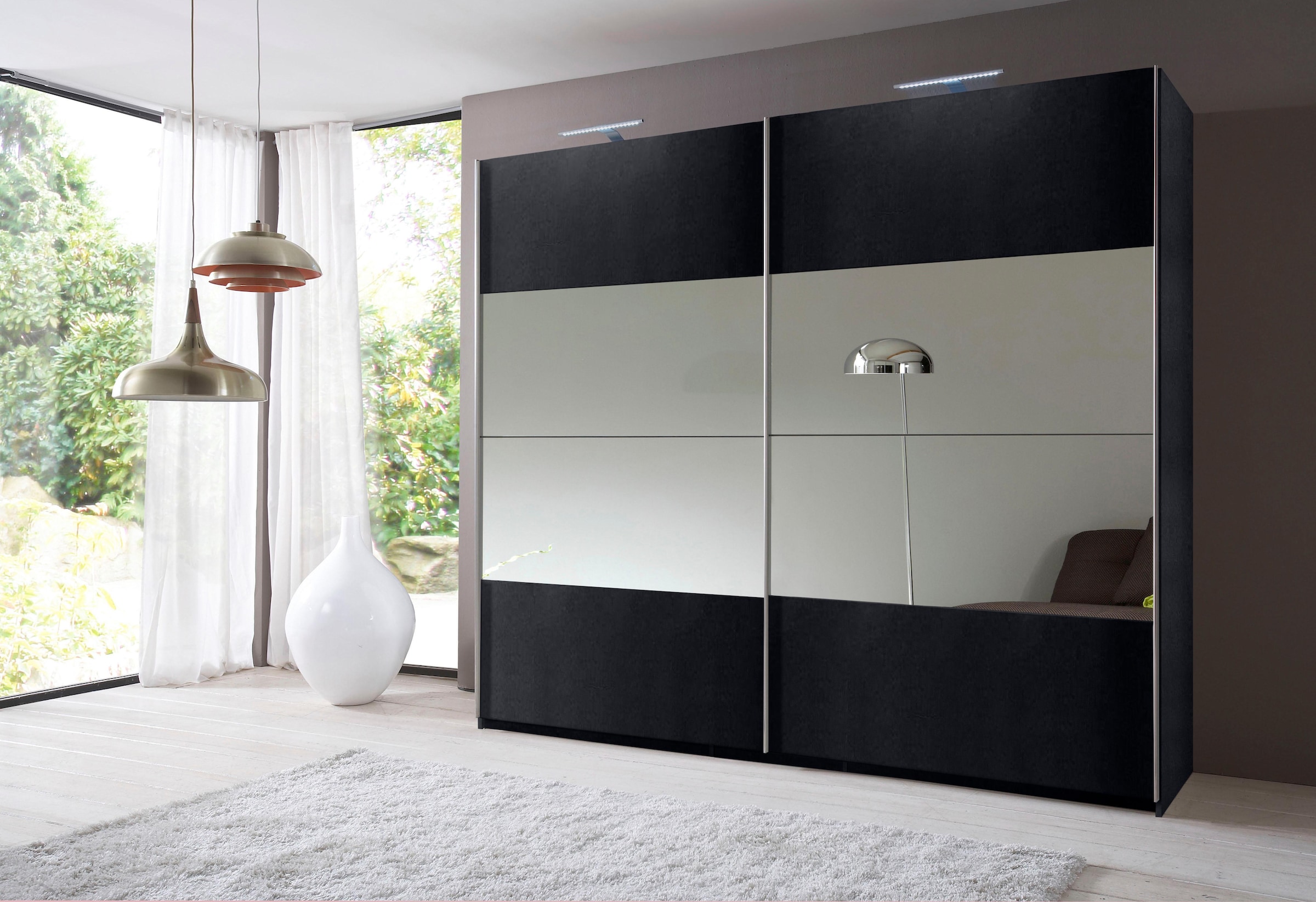 Wimex Schwebetürenschrank »Easy«, mit Teilspiegel
