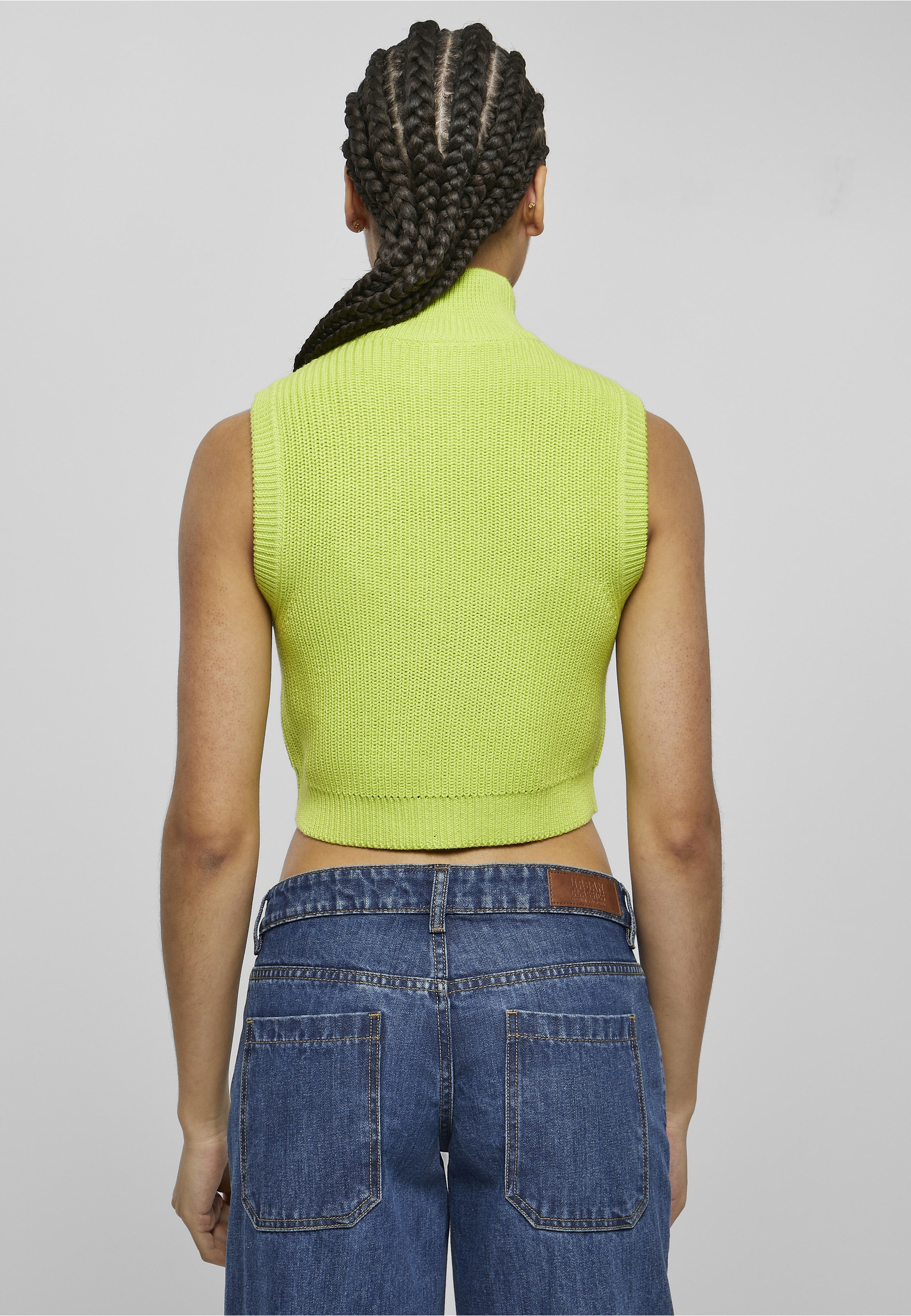 URBAN CLASSICS Steppweste »Urban Classics Damen Ladies Short Knit Vest«