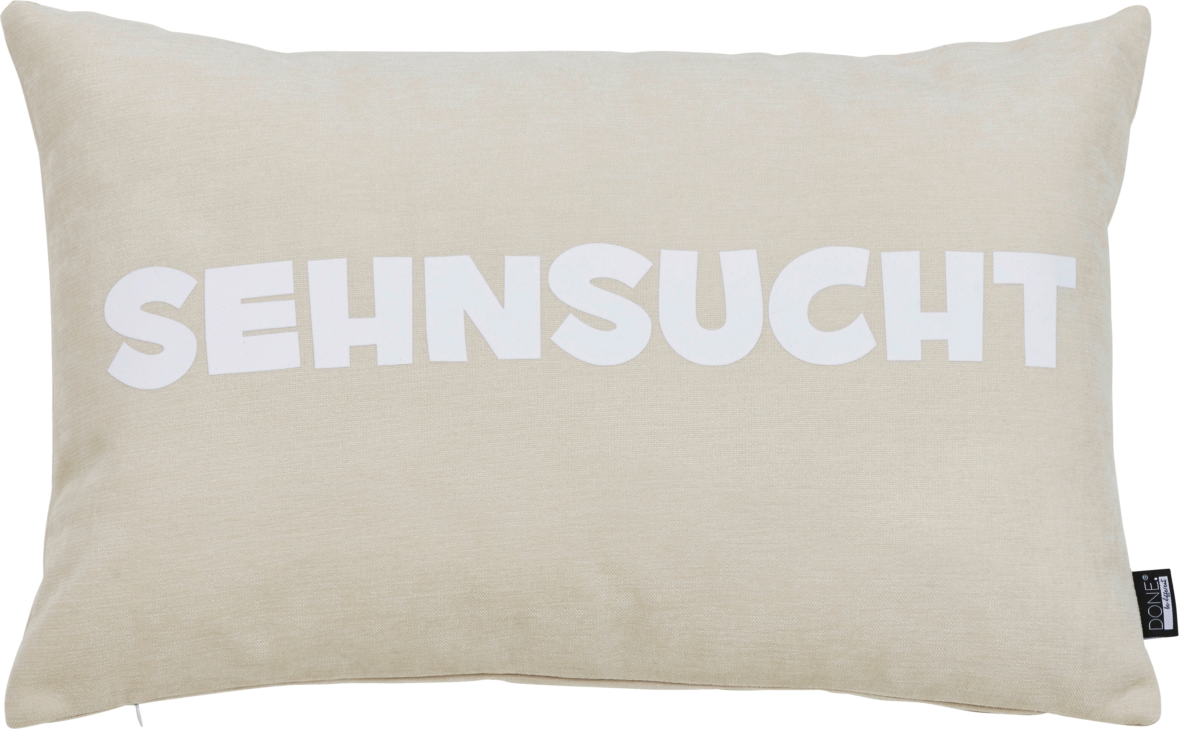 done. Dekokissen "SEHNSUCHT" Extra weiche Haptik