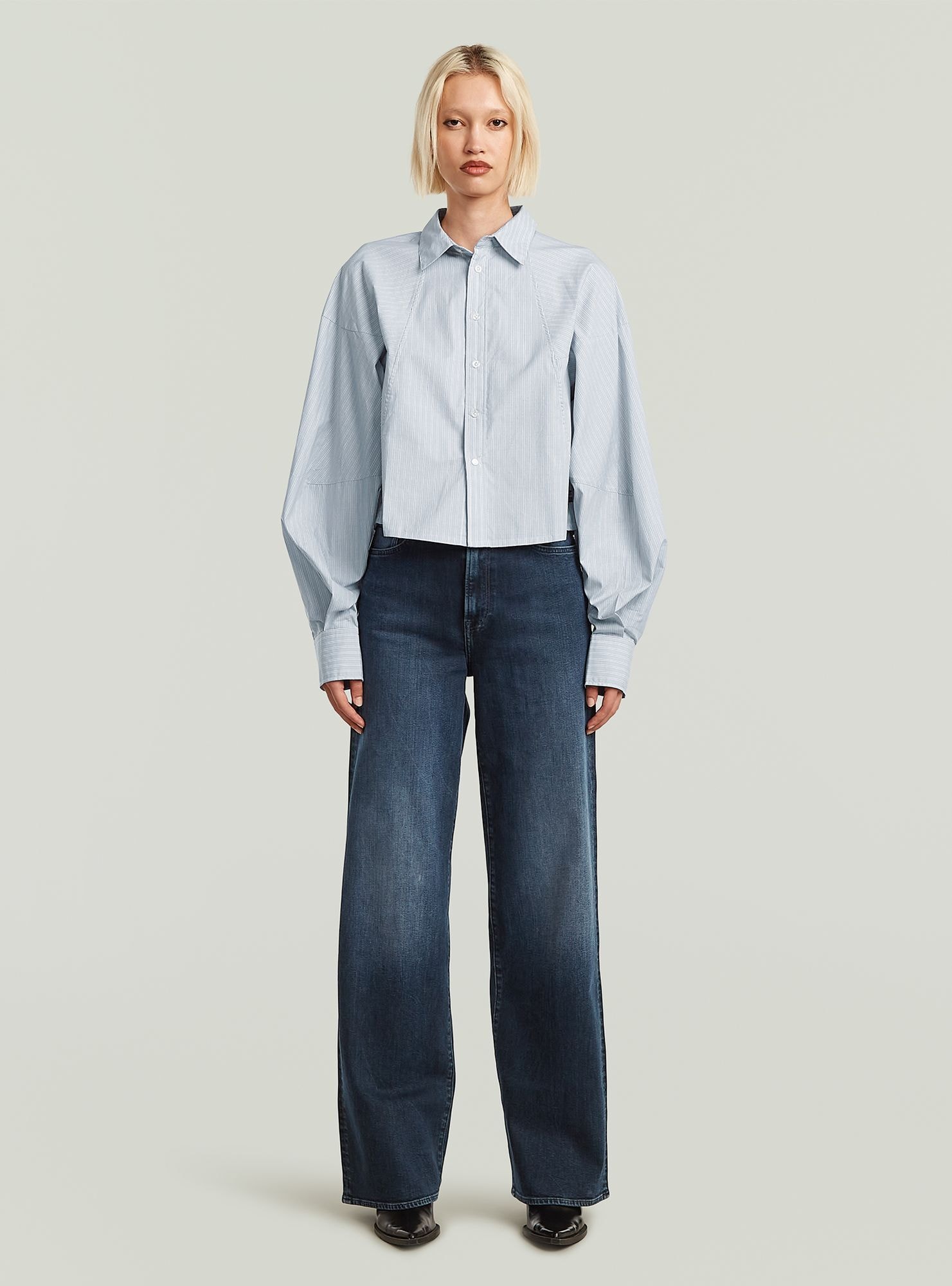 G-STAR Langarmshirt »Macro Balloon Shirt«