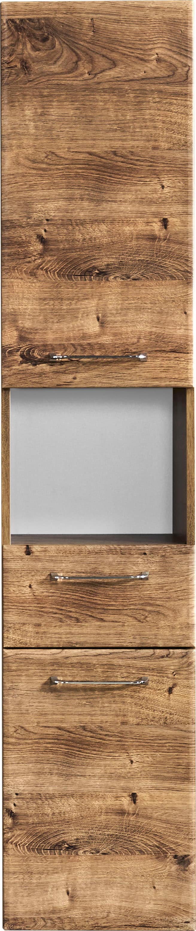 Saphir Hochschrank "Quickset Badschrank 35 cm breit, 2 Türen, 1 Nische, 1 S günstig online kaufen