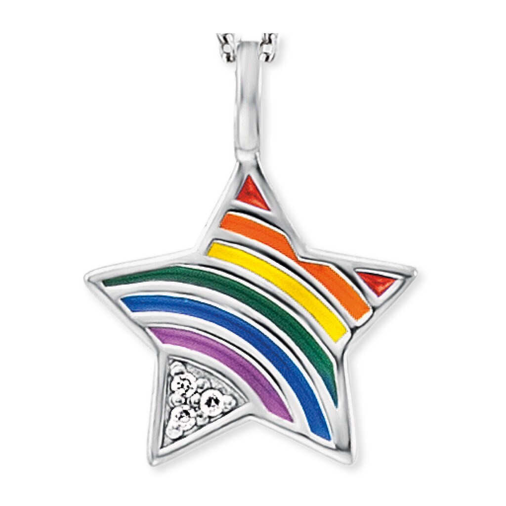 Herzengel Kette mit Anhänger »Stern, HEN-STAR-RAINBOW«