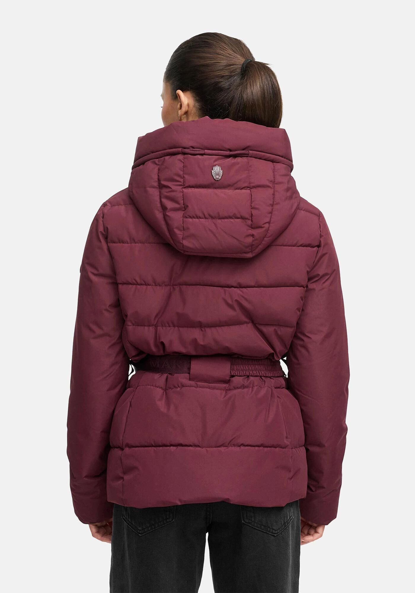 Marikoo Winterjacke »Himee« mit praktischem Taillengürtel und robuster Klickschnalle