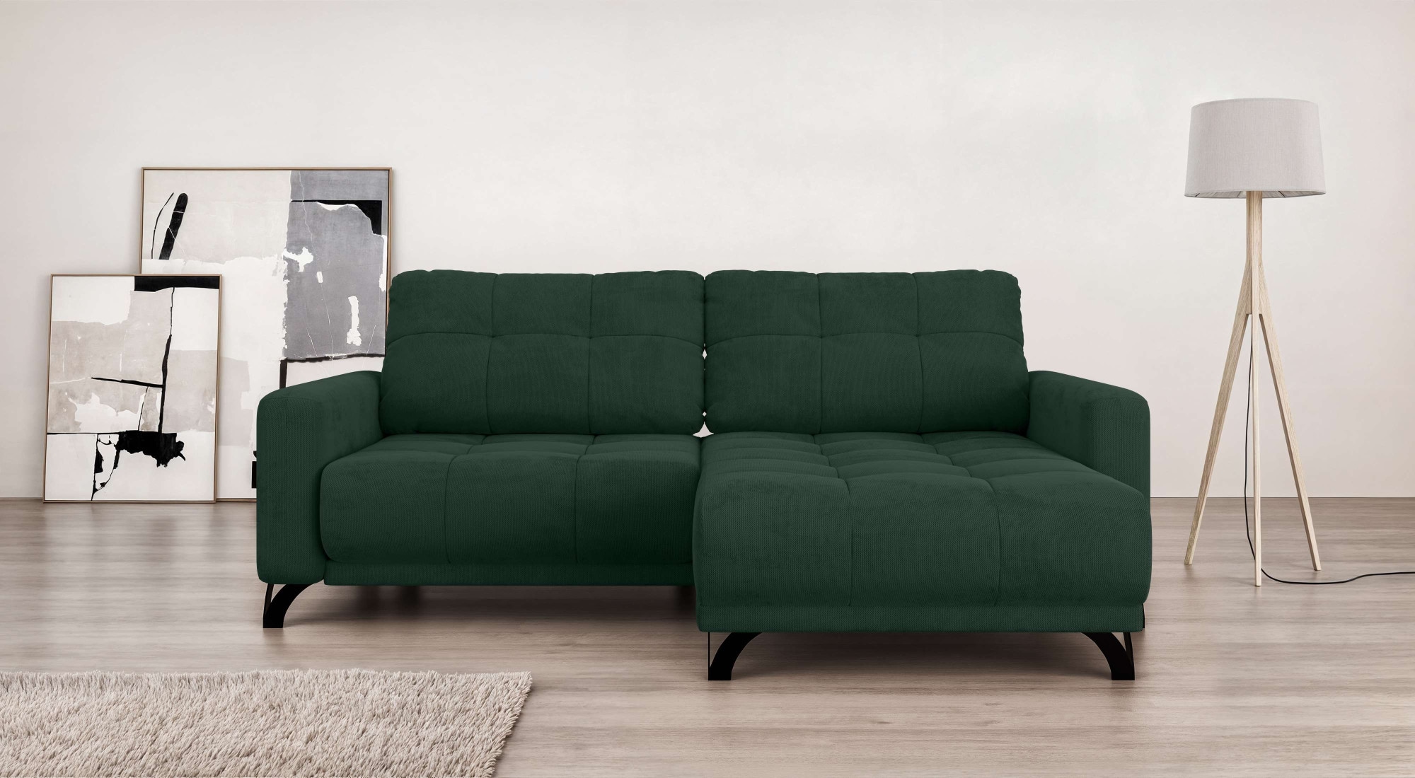 Home affaire Ecksofa "FAIRVIEW mit verstellbaren Rückenlehne, Maße B/T/H: 2 günstig online kaufen