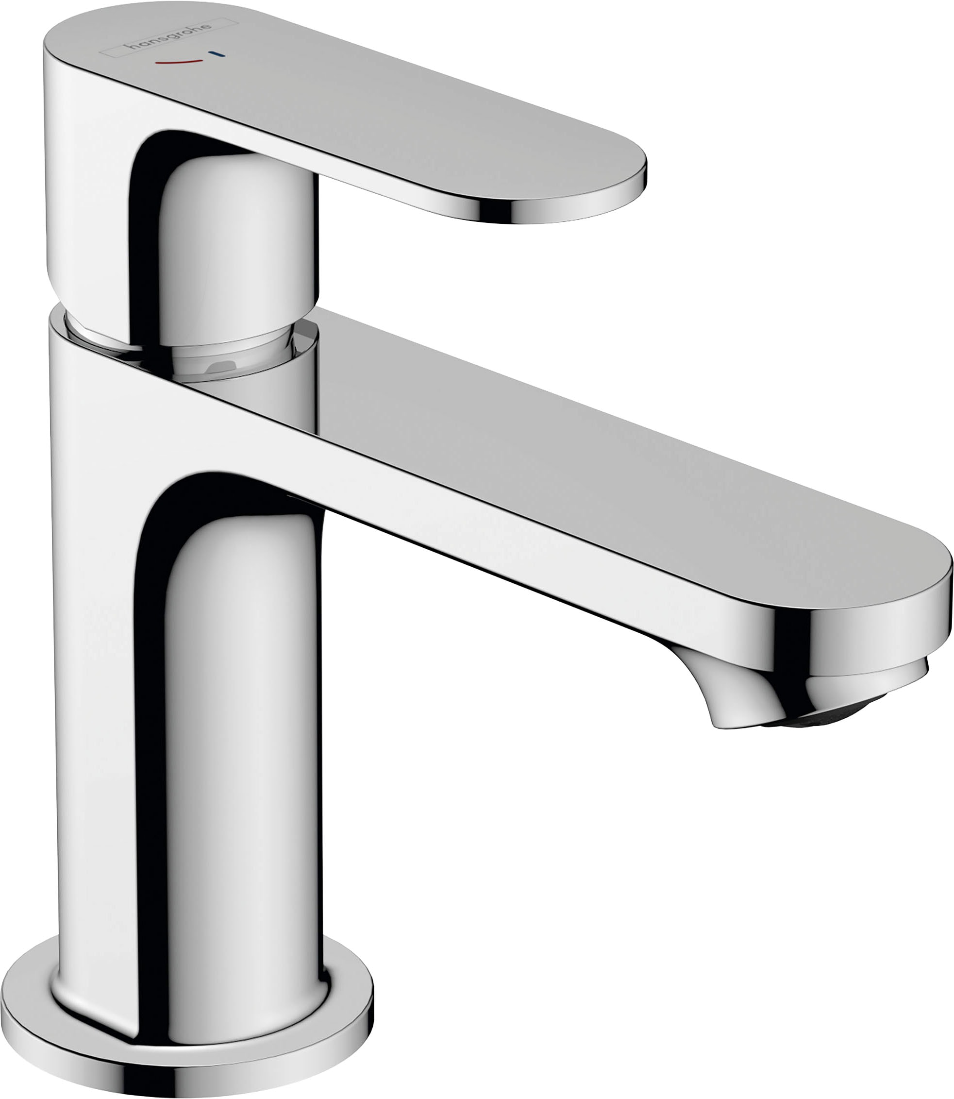 hansgrohe Waschtischarmatur "Rebris S", 80cm, CoolStart mit Zugstangen-Ablaufgarnitur