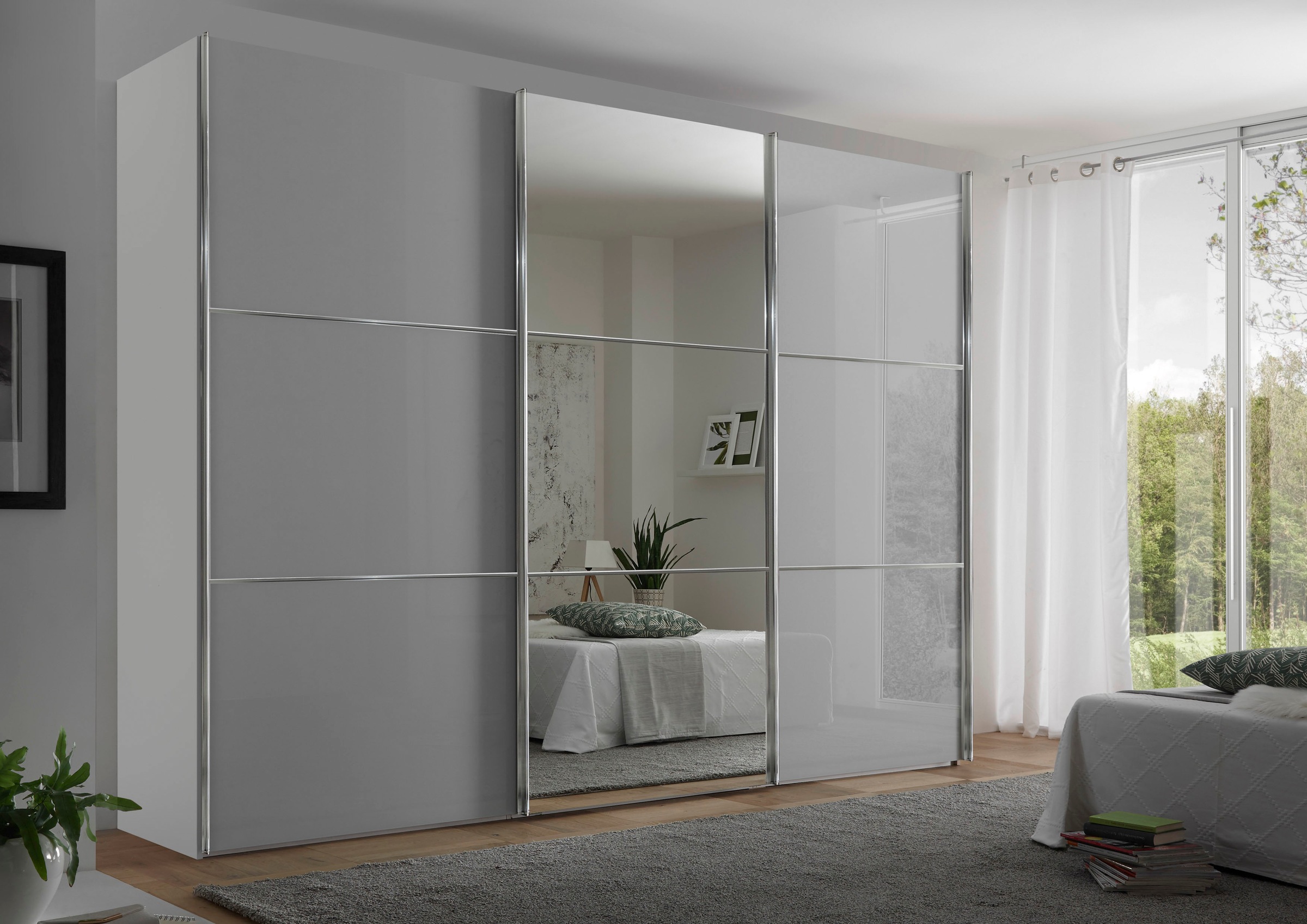 STAUD Schwebetürenschrank "Includo Glas, Made in Germany" günstig online kaufen