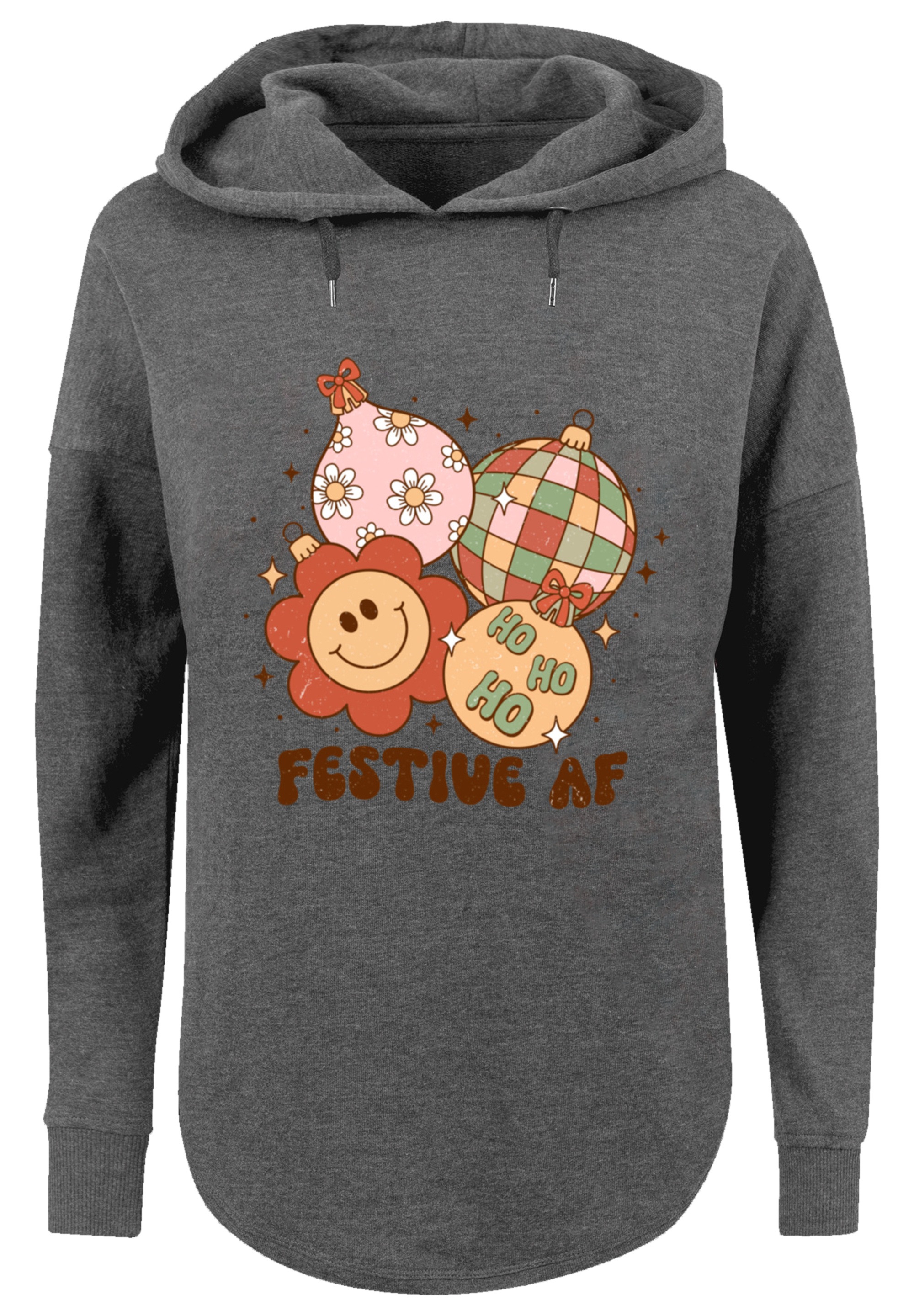 F4NT4STIC Kapuzenpullover »Festive AF Weihnachten Tree Balls«, Premium Qualität, Weihnachts-Kollection