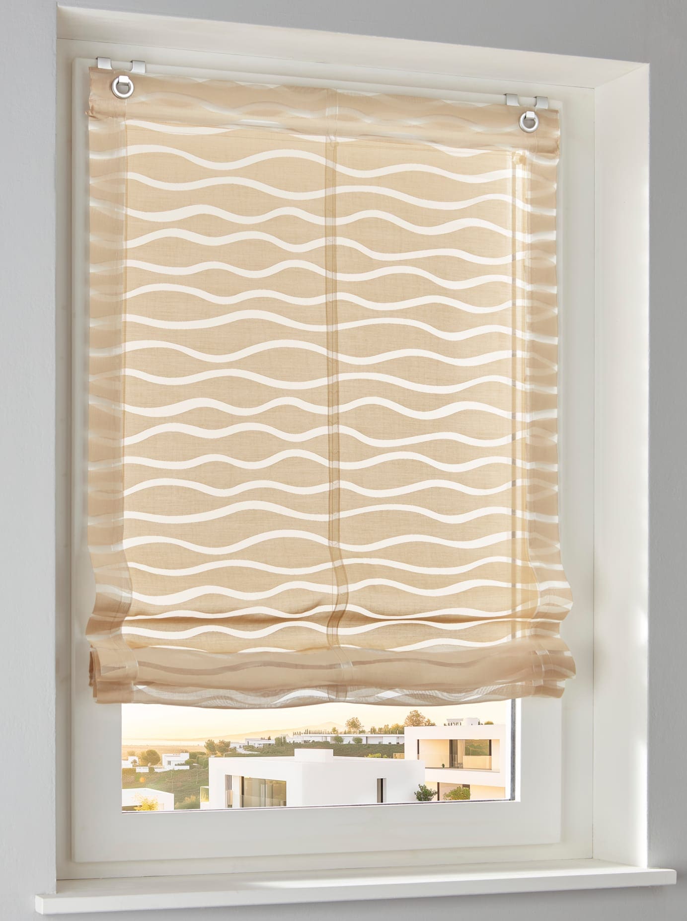 Raffrollo HEINE HOME, B:100cm H:140cmbeige, Raffrollos