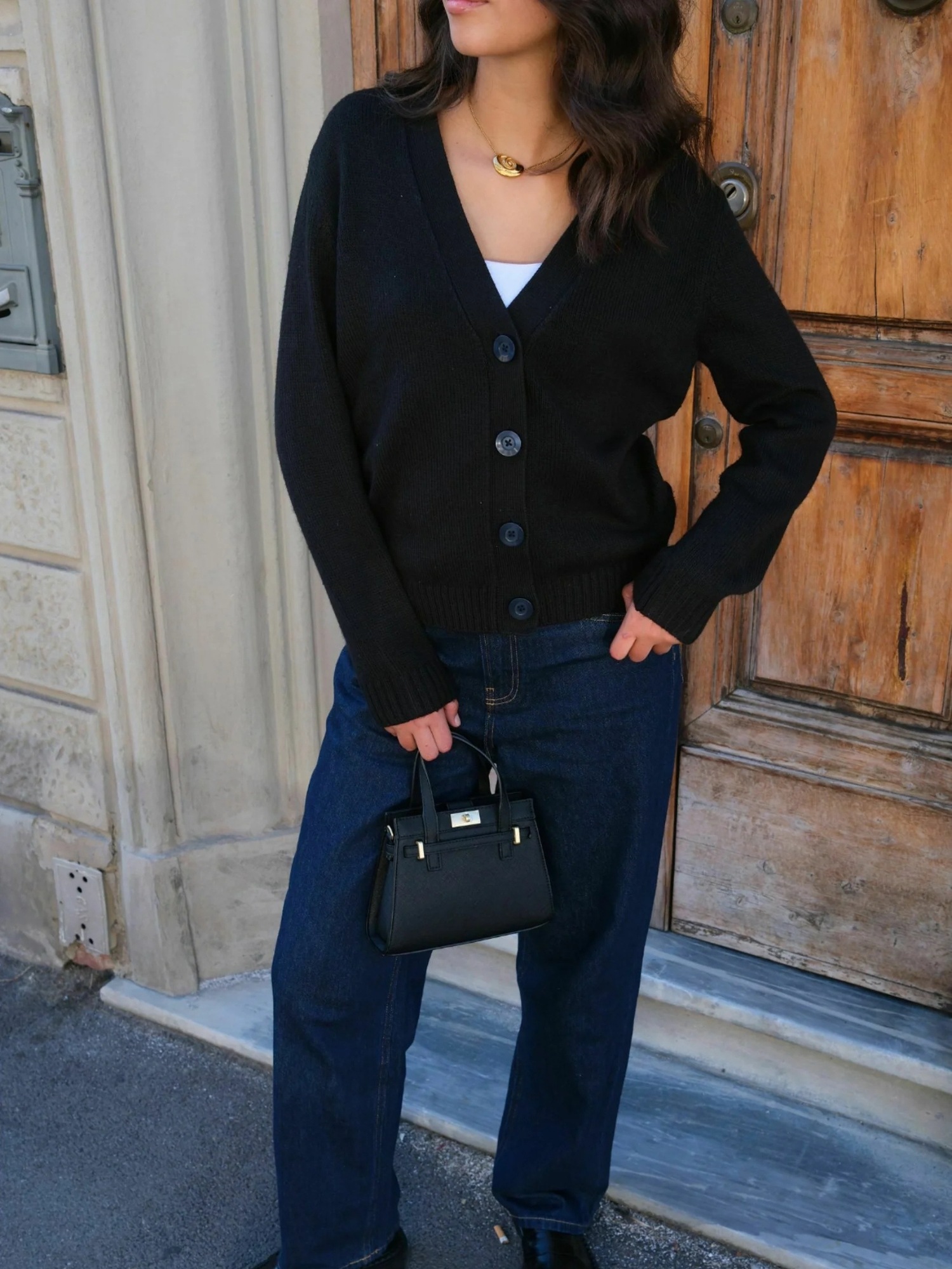 TeeShoppen Cardigan »TEESHOPPEN Cardigan Knitted Cardigan«