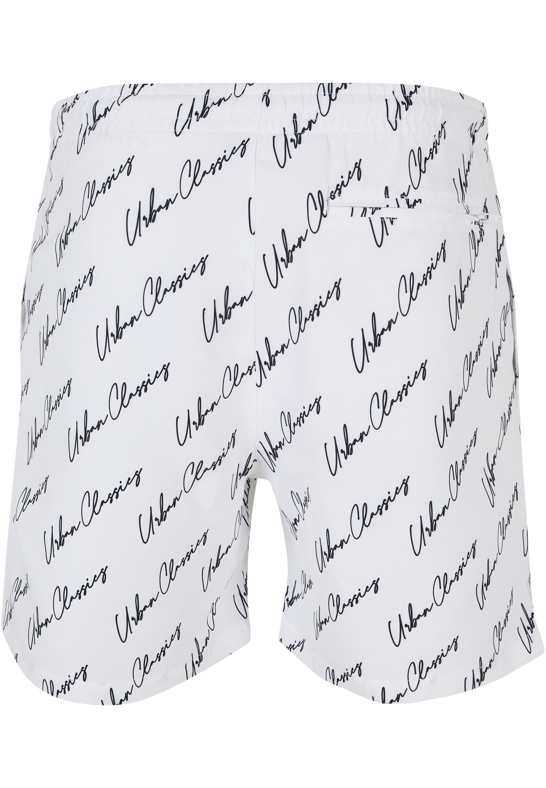 URBAN CLASSICS Badeshorts »Urban Classics Herren Pattern Swim Shorts«