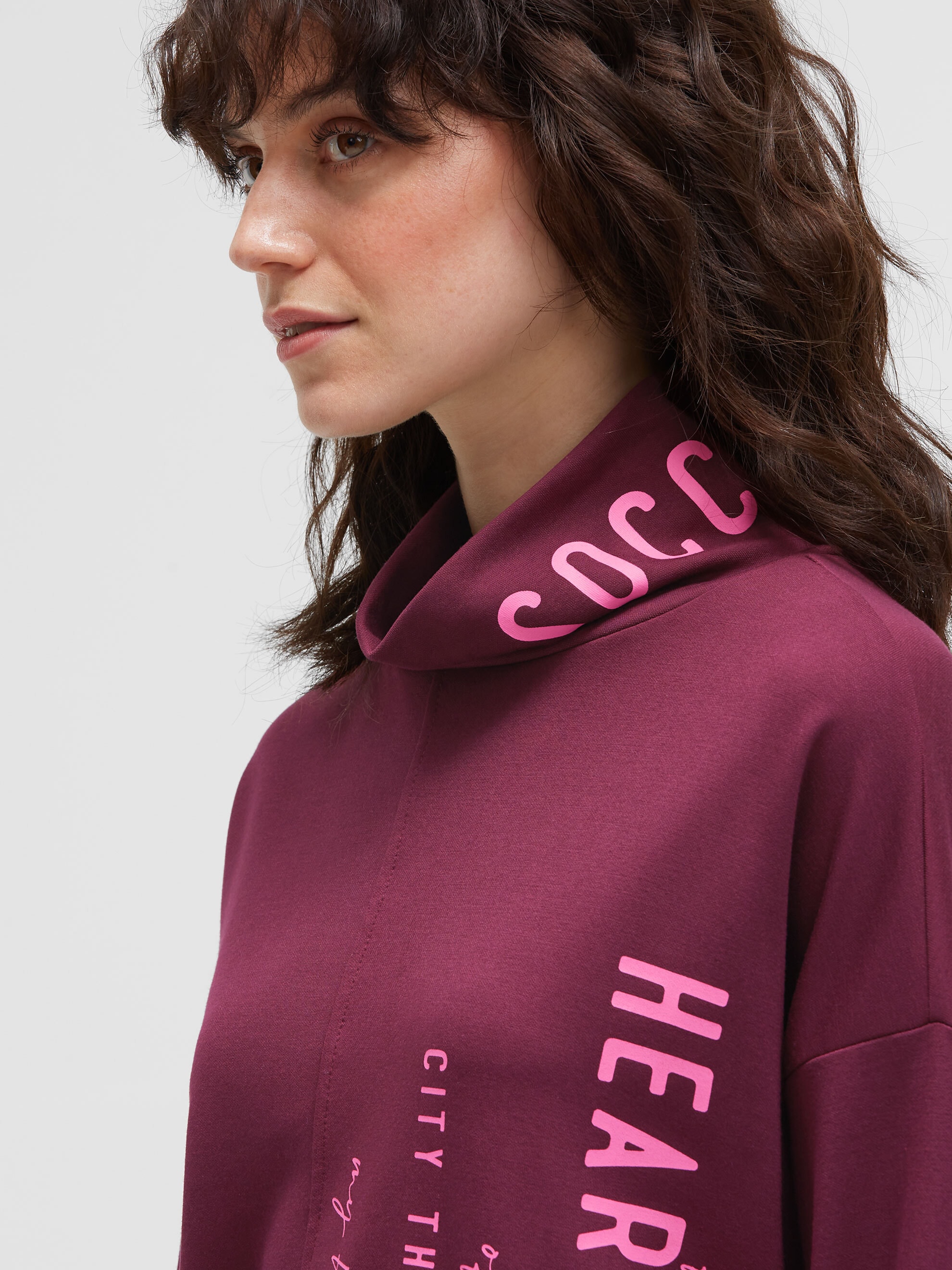 SOCCX Sweater , mit Stehkragen
