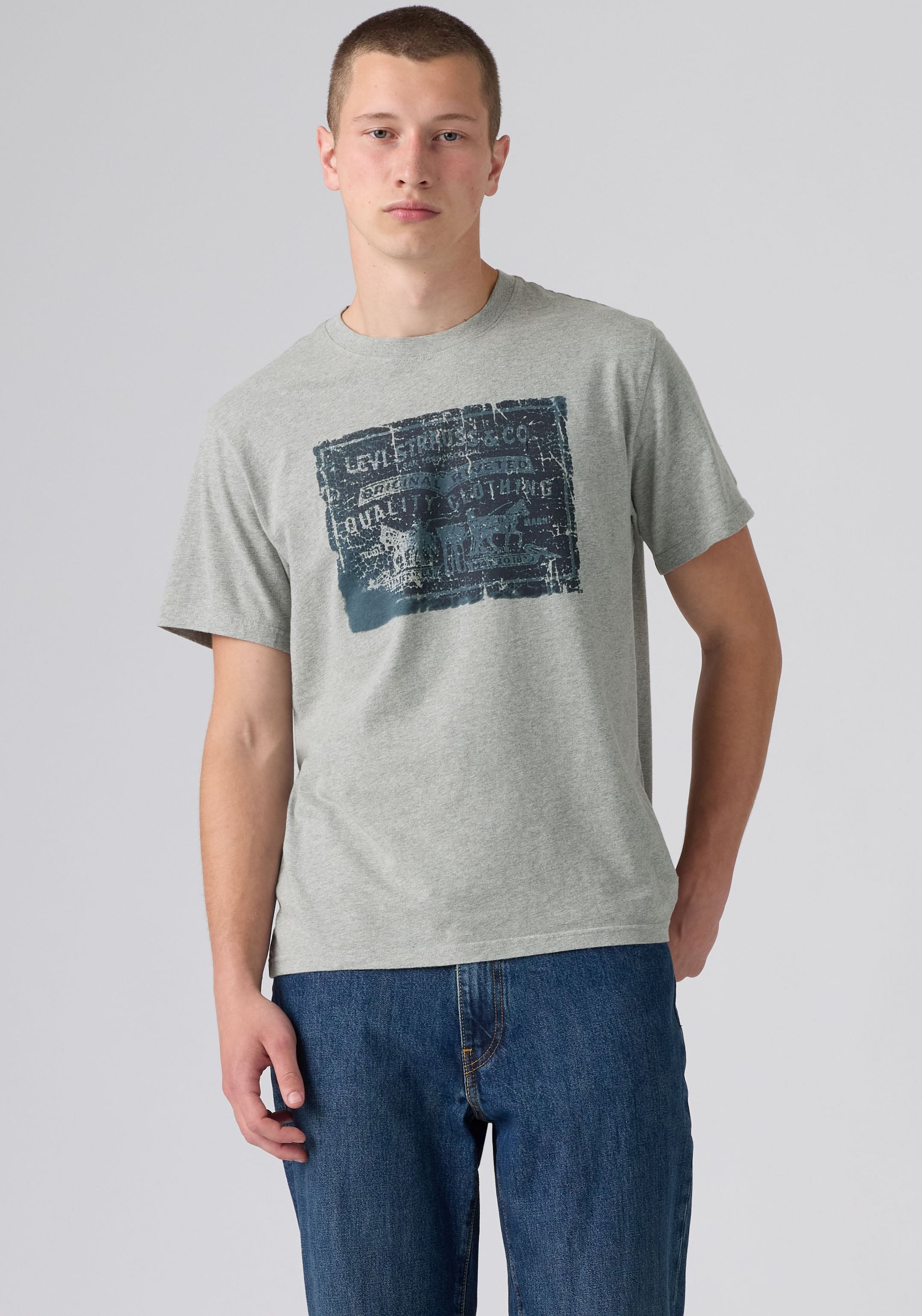 Levis "SS RELAXED FIT TEE" mit großem Frontprint