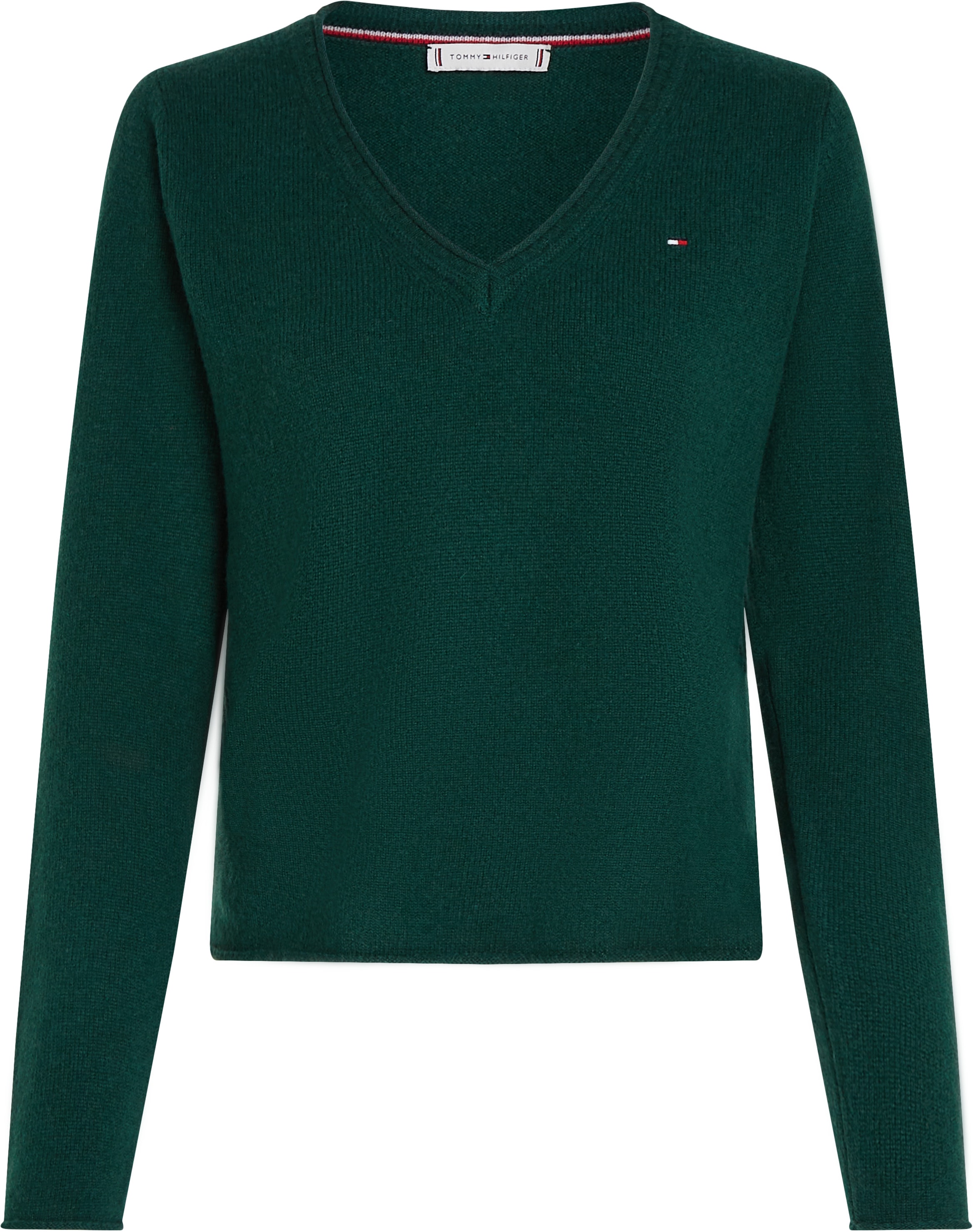 Tommy Hilfiger Strickpullover "SOFT WOOL V-NK SWEATER", mit V-Ausschnitt au günstig online kaufen