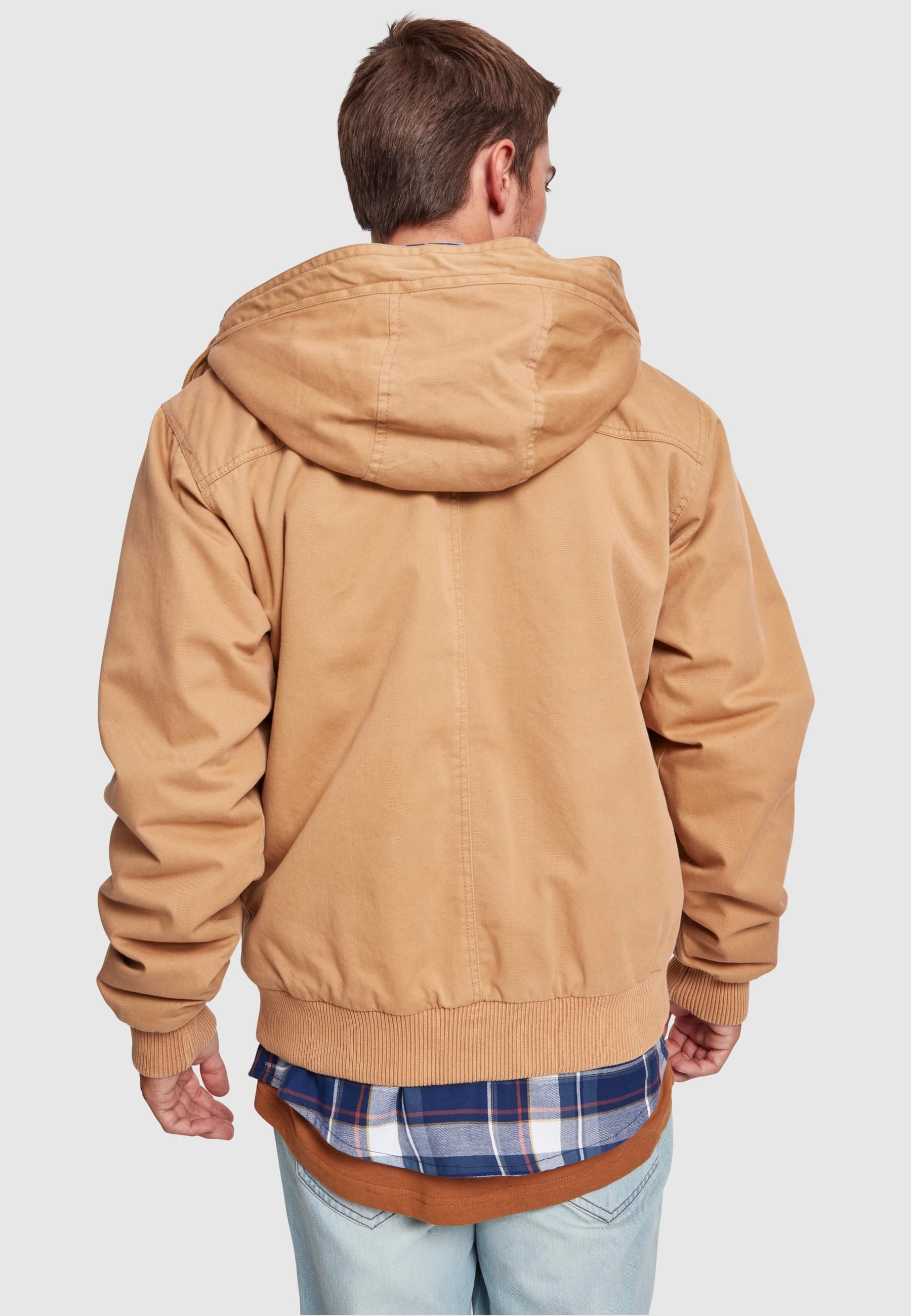URBAN CLASSICS Winterjacke »Urban Classics Herren Hooded Cotton Jacket«, (1 St.), mit Kapuze
