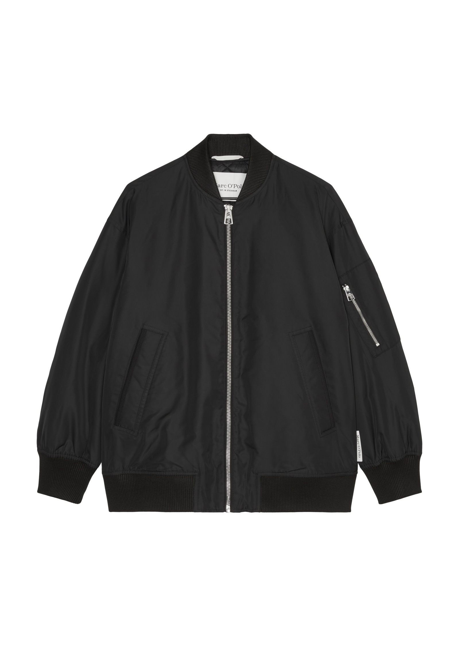 Marc O'Polo Outdoorjacke »aus recyceltem Polyester-Twill«, ohne Kapuze