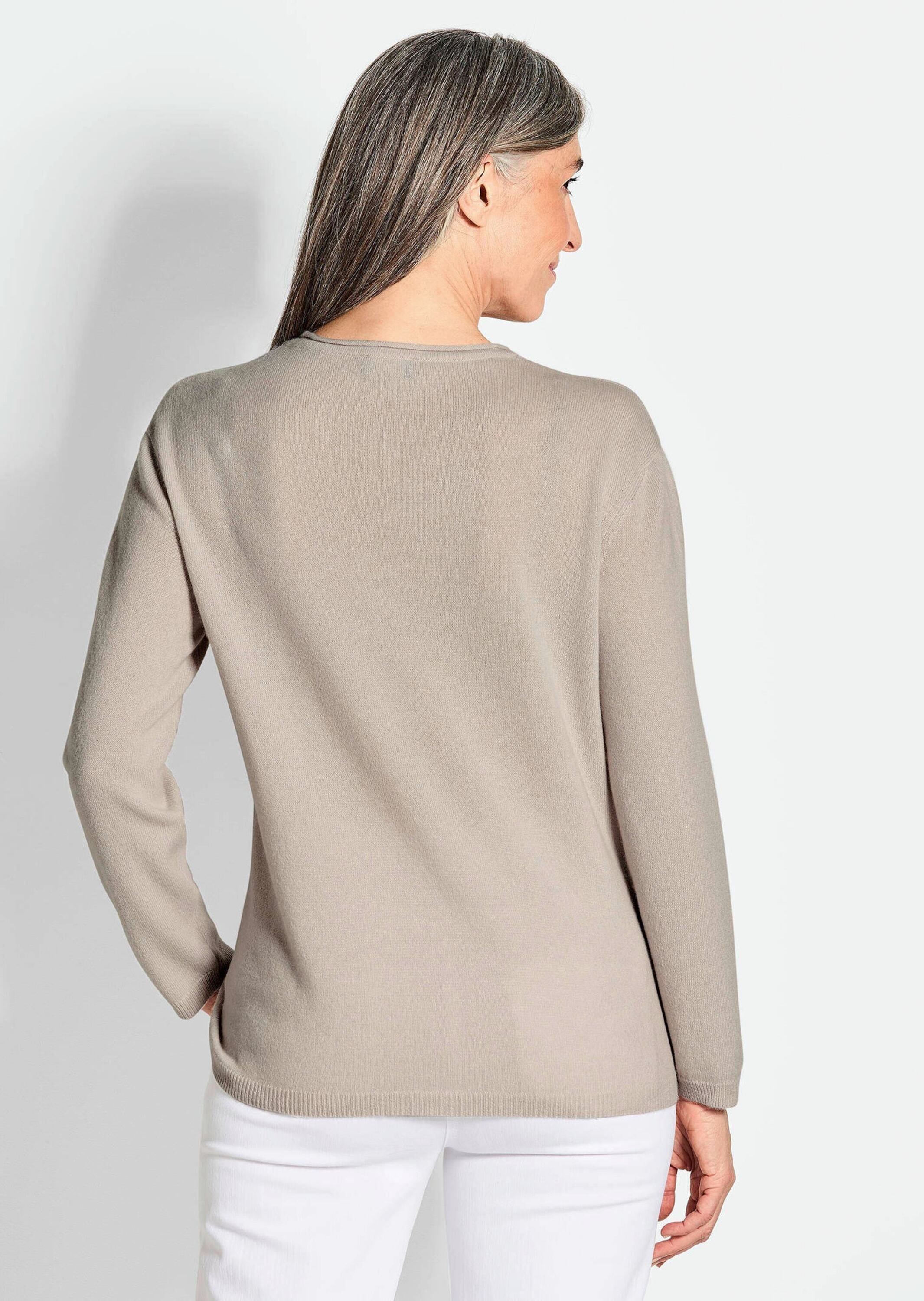GOLDNER Strickpullover »Kaschmirpullover mit V-Ausschnitt Kaschmirpullover mit V-Ausschnitt«