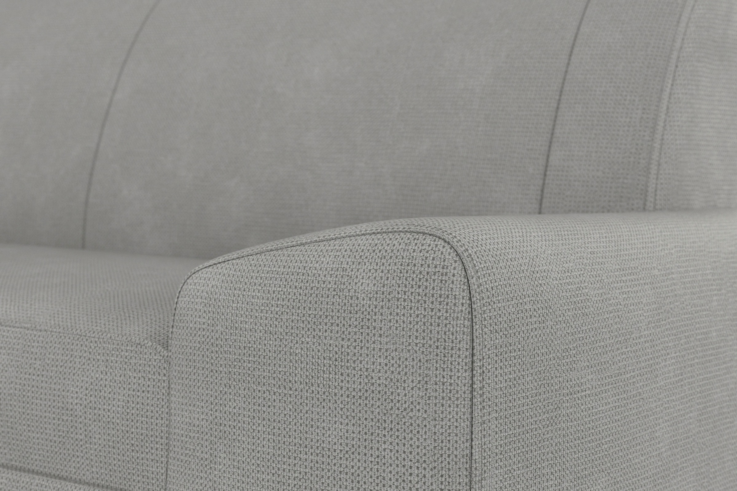 DOMO collection Ecksofa »Anzio in kubischer Formensprache, flache Armlehnen, L-Form«, Wahlweise mit Bettfunktion und Federkern für hohen Sitzkomfort