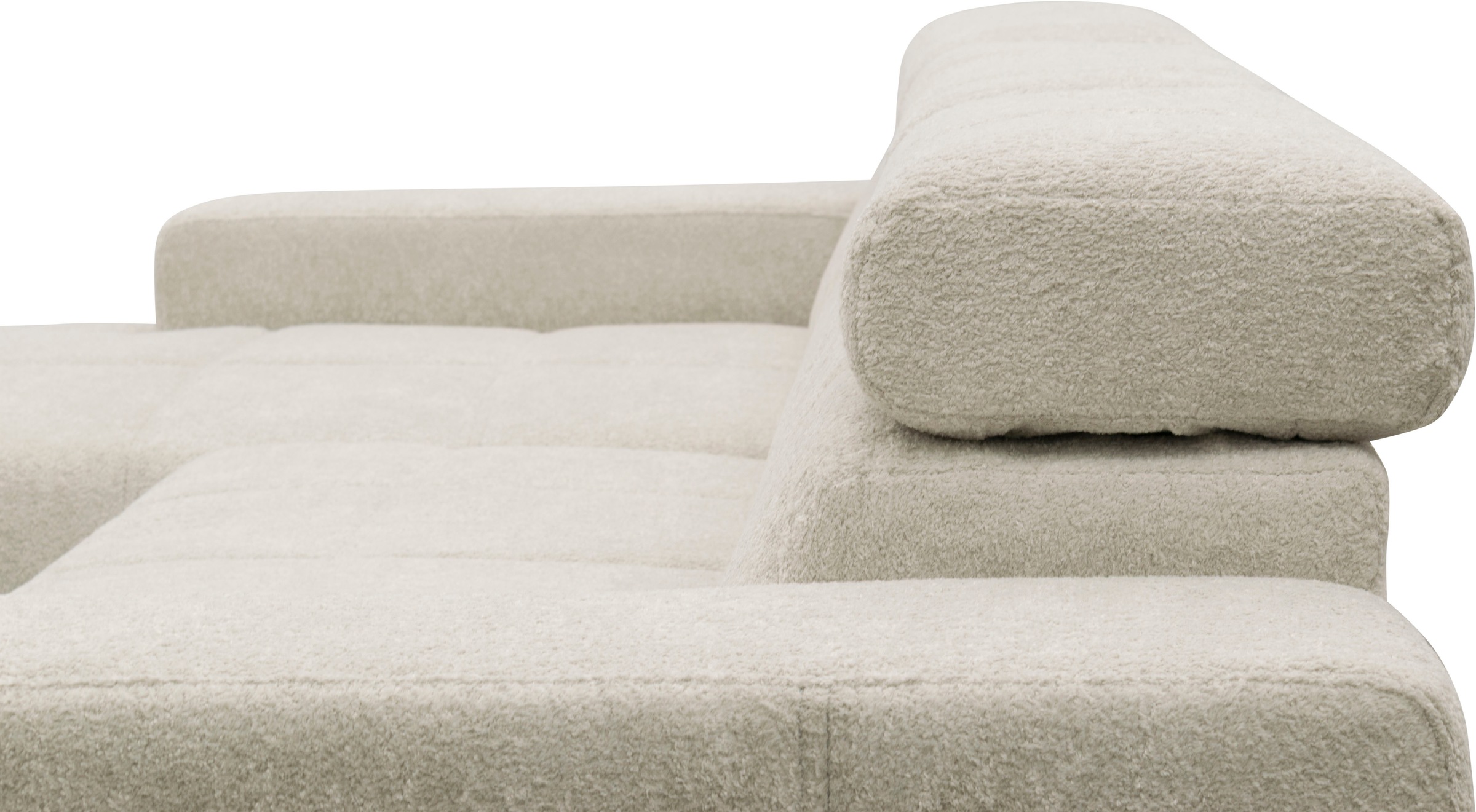 OTTO home Wohnlandschaft »Ballerup 359 x 228 cm, auch mit verstellbarer Sitztiefe« Kopfteile verstellbar, Pet Friendly Bezug, U-Form