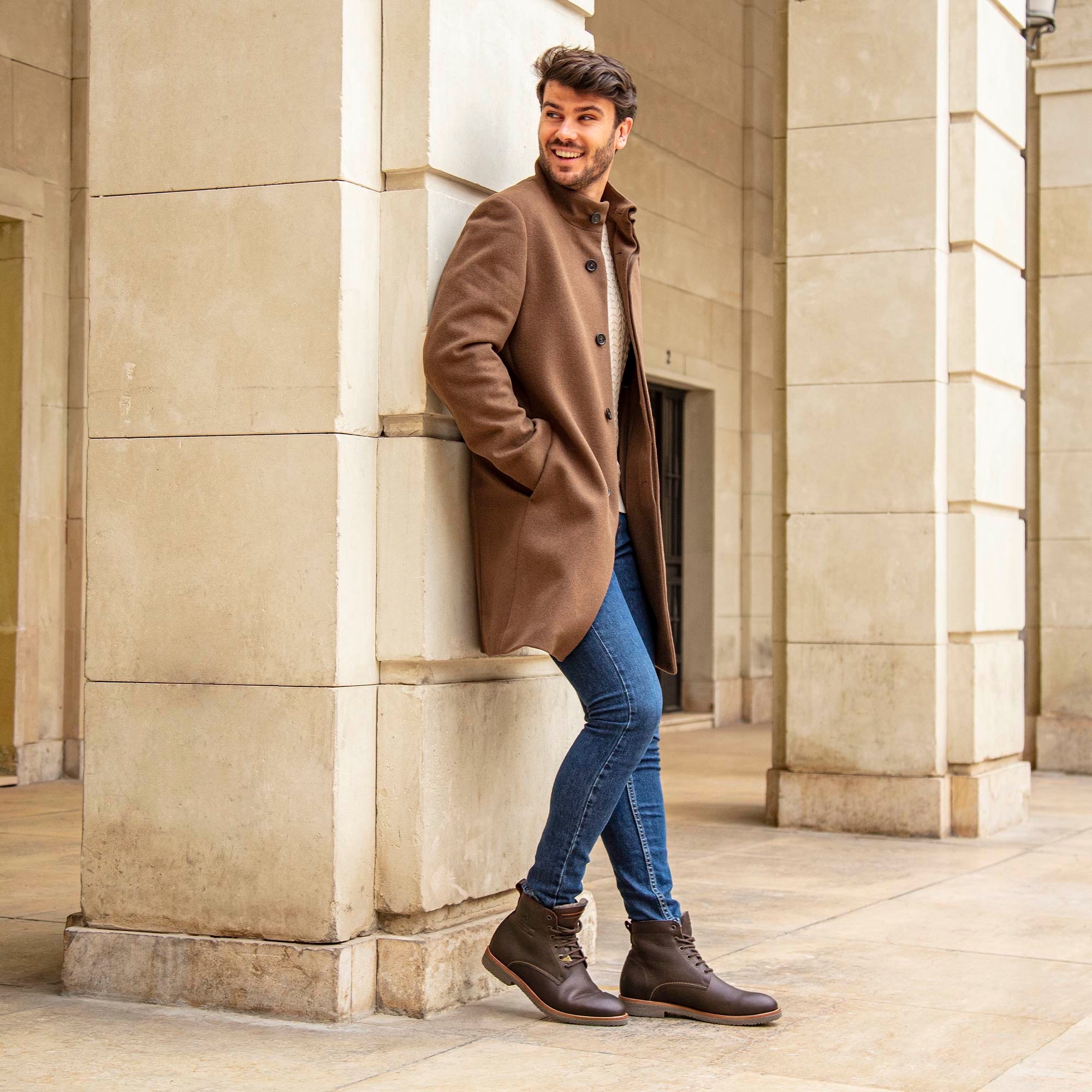 Panama Jack Winterboots »Glasgow Igloo«, Schnürboots, Winterstiefelette, Casual-Boots mit Lammfellfutter