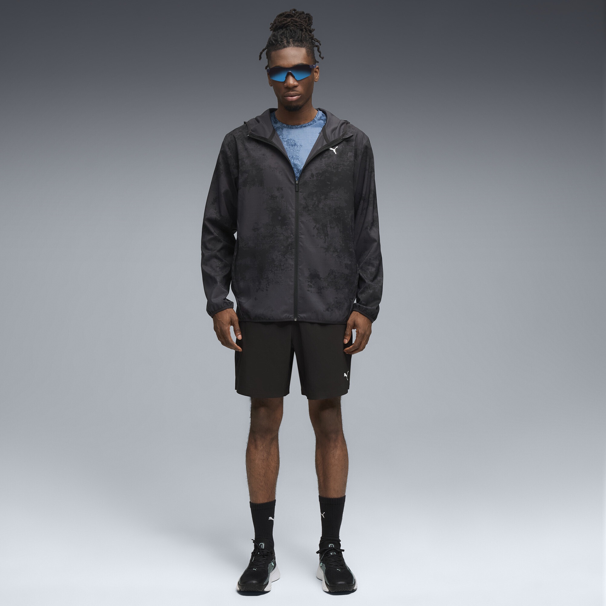 PUMA Trainingsjacke »TAD ESSENTIALS AOP Gewebte Jacke Herren«