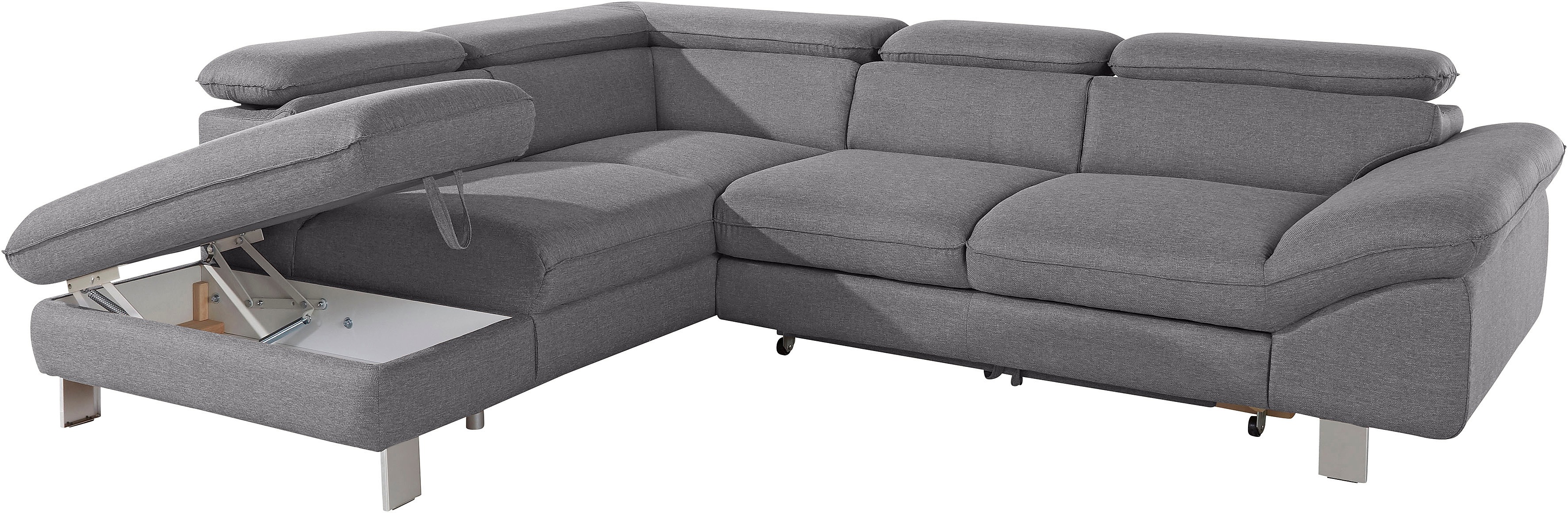 Thumbnail - COTTA Ecksofa "Driver L-Form", mit Kopfteilverstellung, wahlweise mit Bettfunktion & Bettkasten