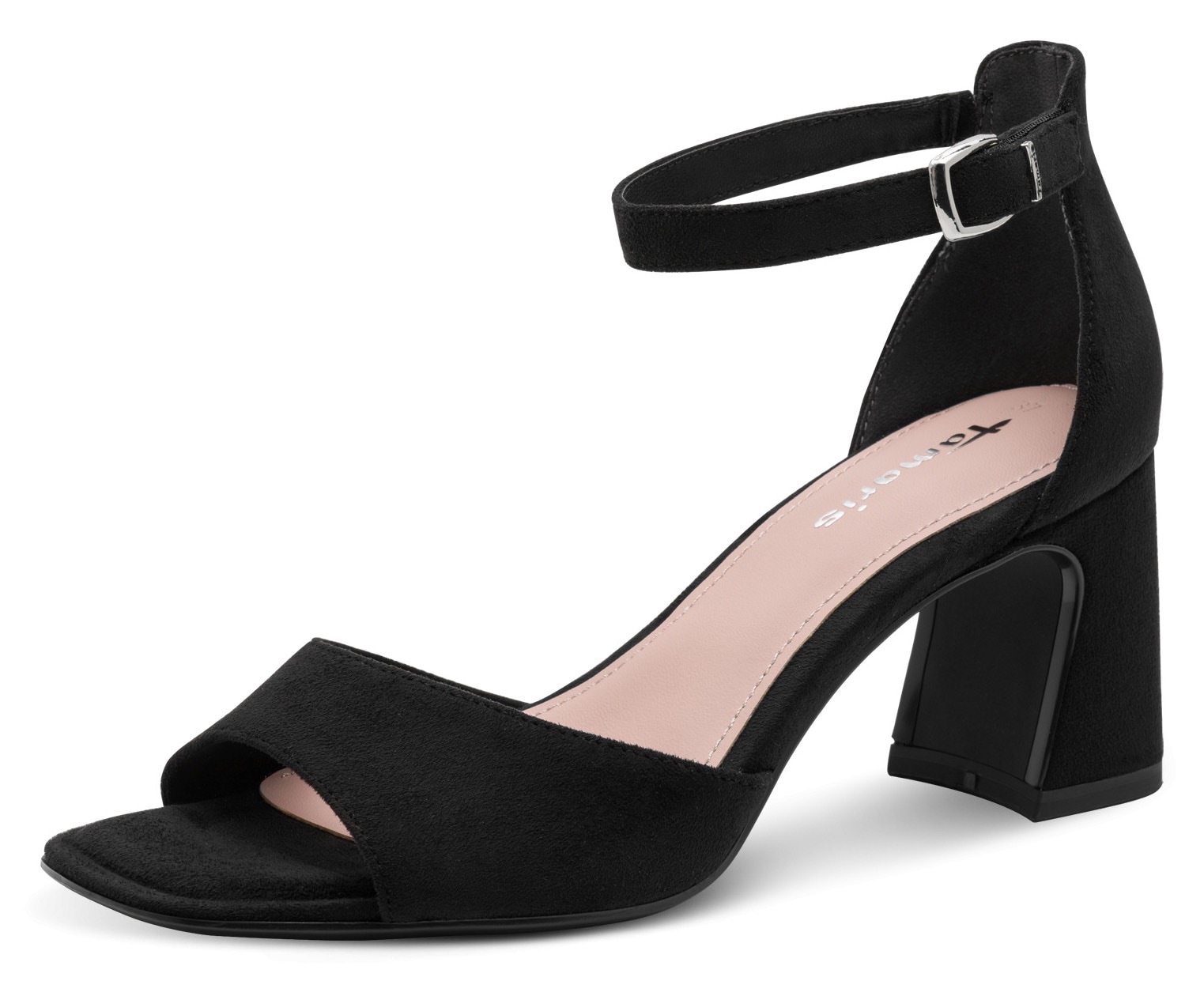 Tamaris Sandalette Blockabsatz, Riemchensandale, Sommerschuh in veganer Ver günstig online kaufen