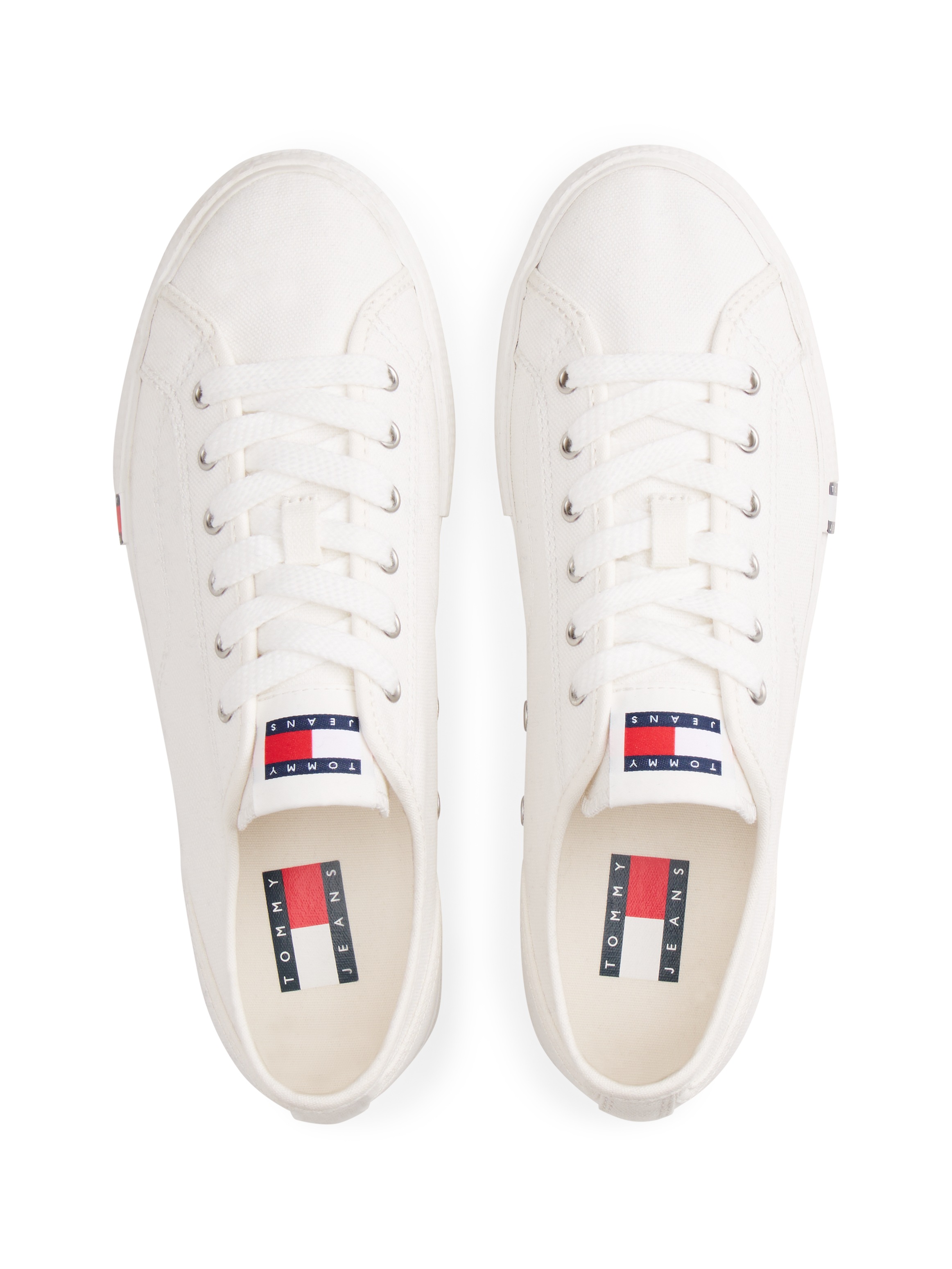 Tommy Jeans Plateausneaker »ARCHIVE Y2K«  Freizeitschuh, Halbschuh, Schnürer im Retro-Look mit Label im Plateau