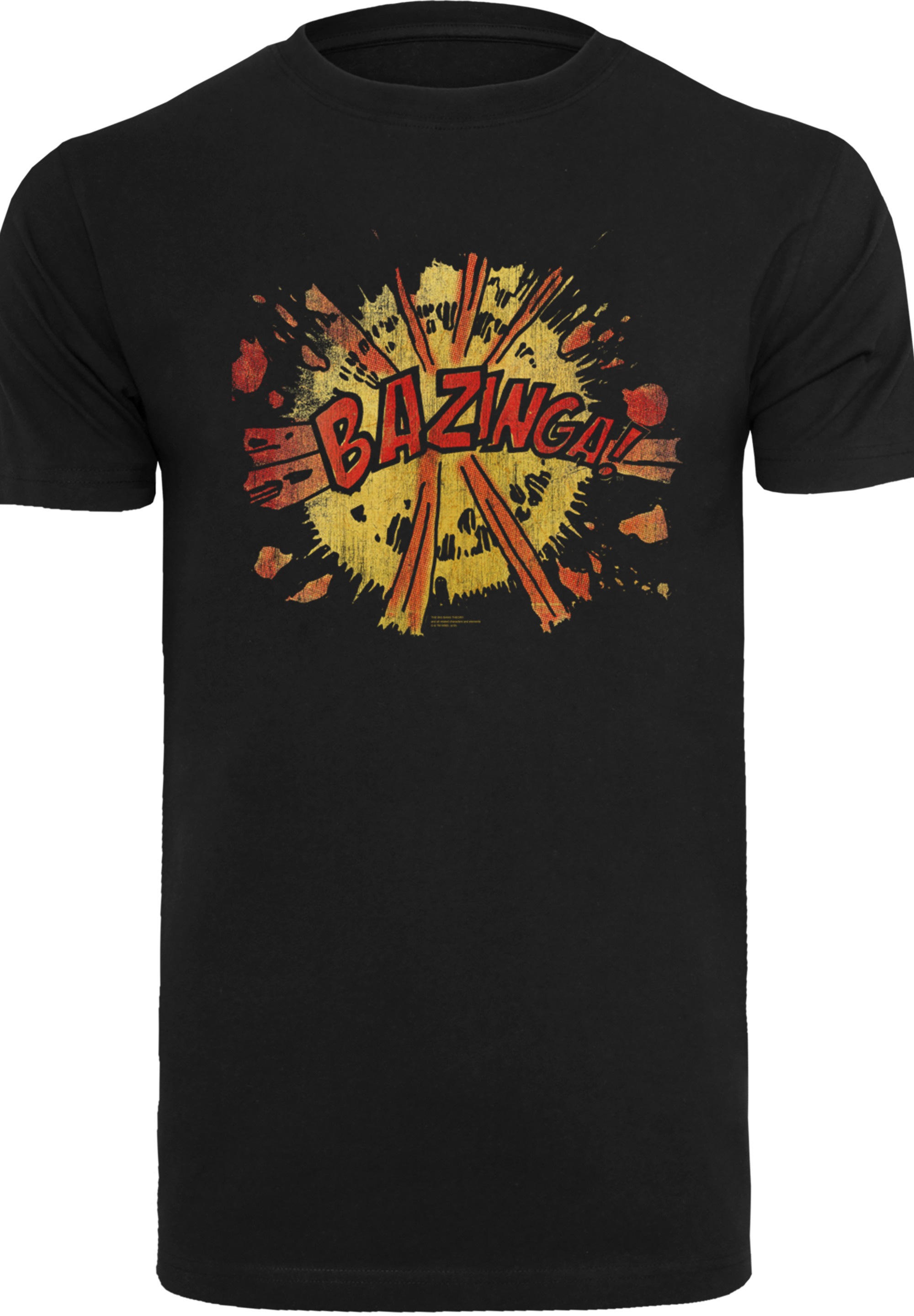 F4NT4STIC T-Shirt »Big Bang Theory TV Serie Bazinga Explosion«, Herren,Premium Merch,Regular-Fit,Basic,Bedruckt