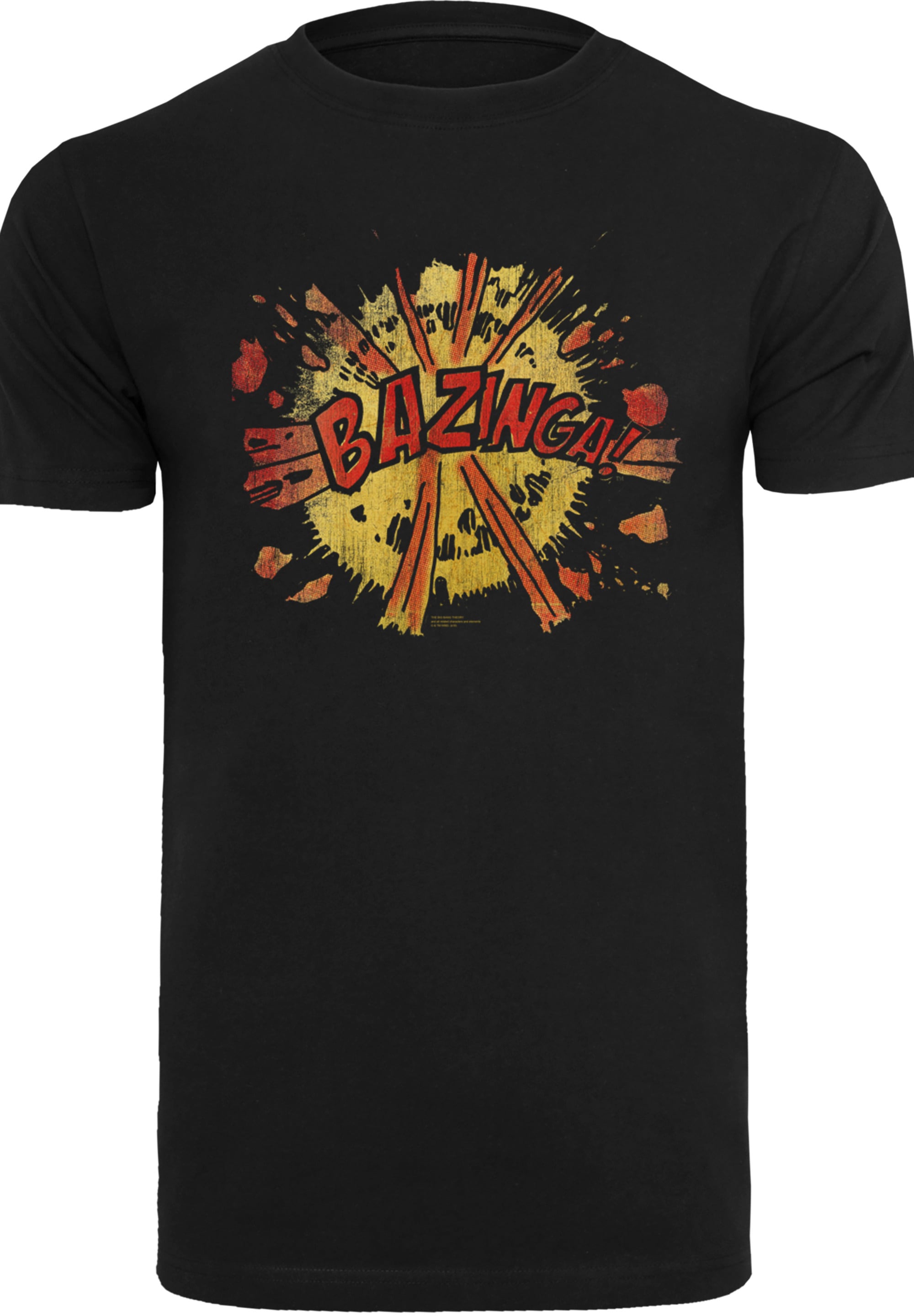 F4NT4STIC T-Shirt "Big Bang Theory TV Serie Bazinga Explosion", Herren,Prem günstig online kaufen