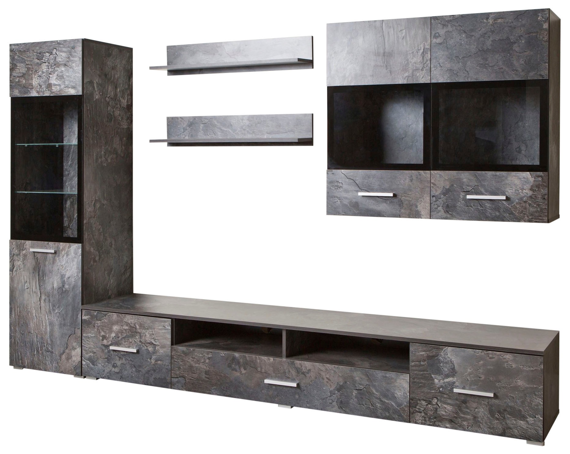 Helvetia Wohnwand Sarah, (Set, 5 St.)