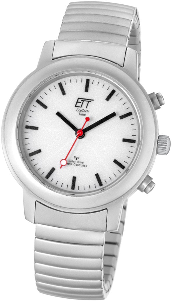 ETT Funkuhr »Basic Zugband, ELS-11188-11M«, Armbanduhr, Damenuhr, Solar