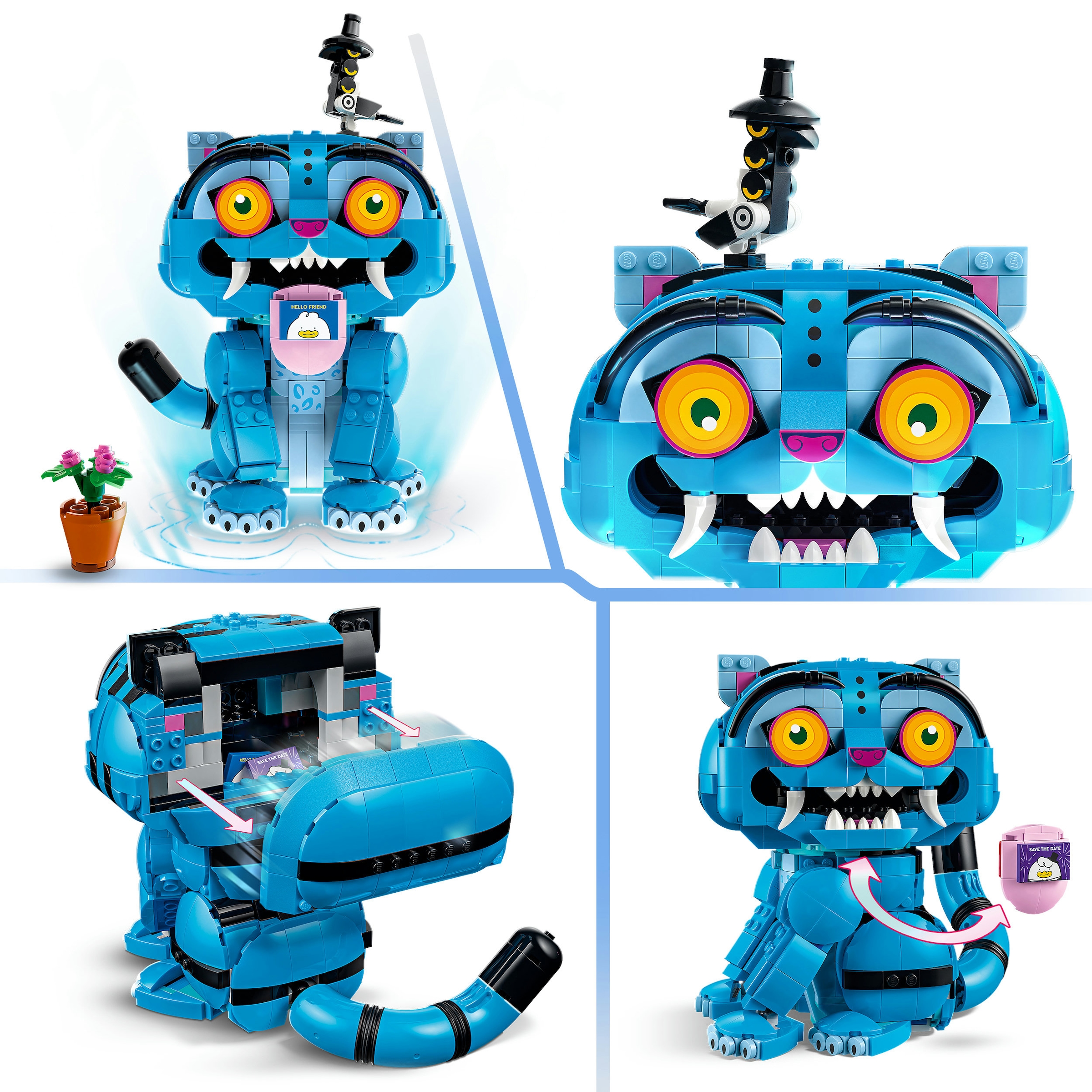 LEGO® Konstruktionsspielsteine »Der Tiger Derpy und die Elster Sussie (72537), LEGO KPop Demon Hunters« Made in Europe