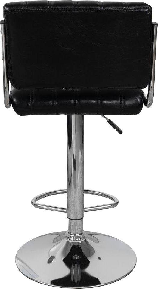 Kayoom Hochstuhl »Barstuhl Midnight 725 2er-Set,in Leder-Optik Barhocker«, (Set), 2 St., pflegeleicht, höhenverstellbar, komfortabel, drehbar
