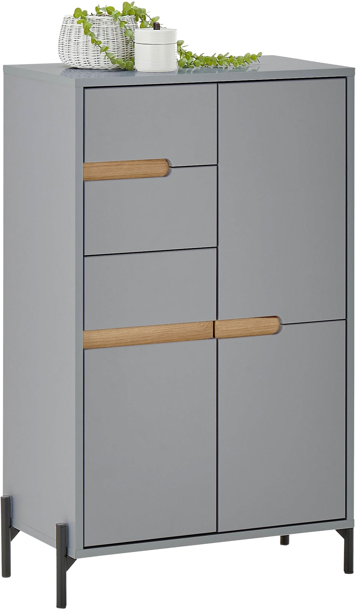 BASIC by Balculina Midischrank "Avanto B/H/T 60x100x35 cm" 1 Stk. tlg. Brei günstig online kaufen