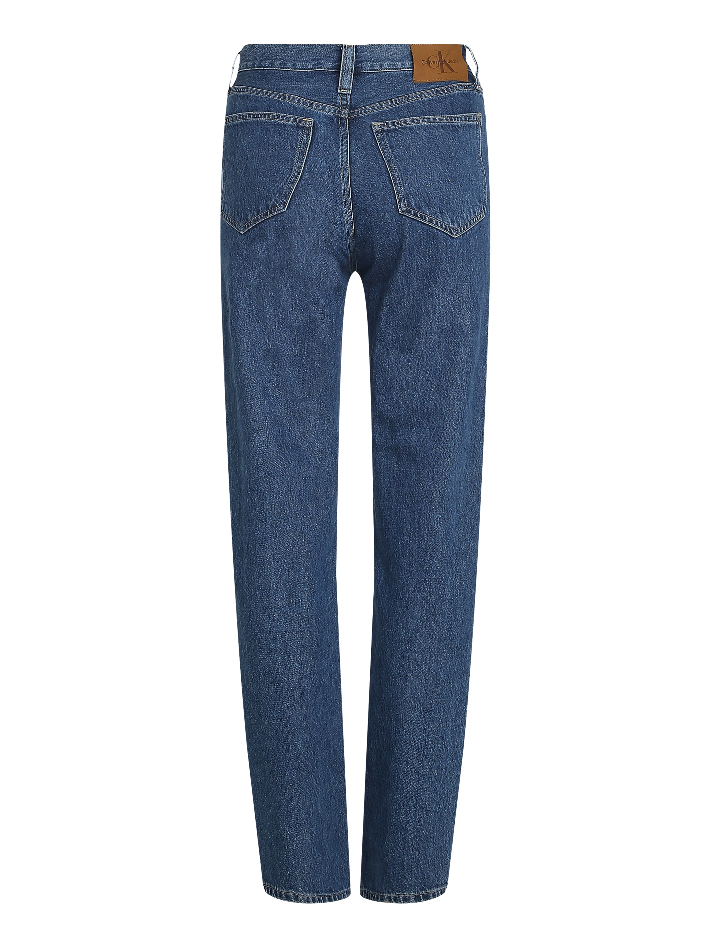 Calvin Klein Jeans Straight-Jeans »HIGH RISE STRAIGHT«, in mittelblauer Waschung