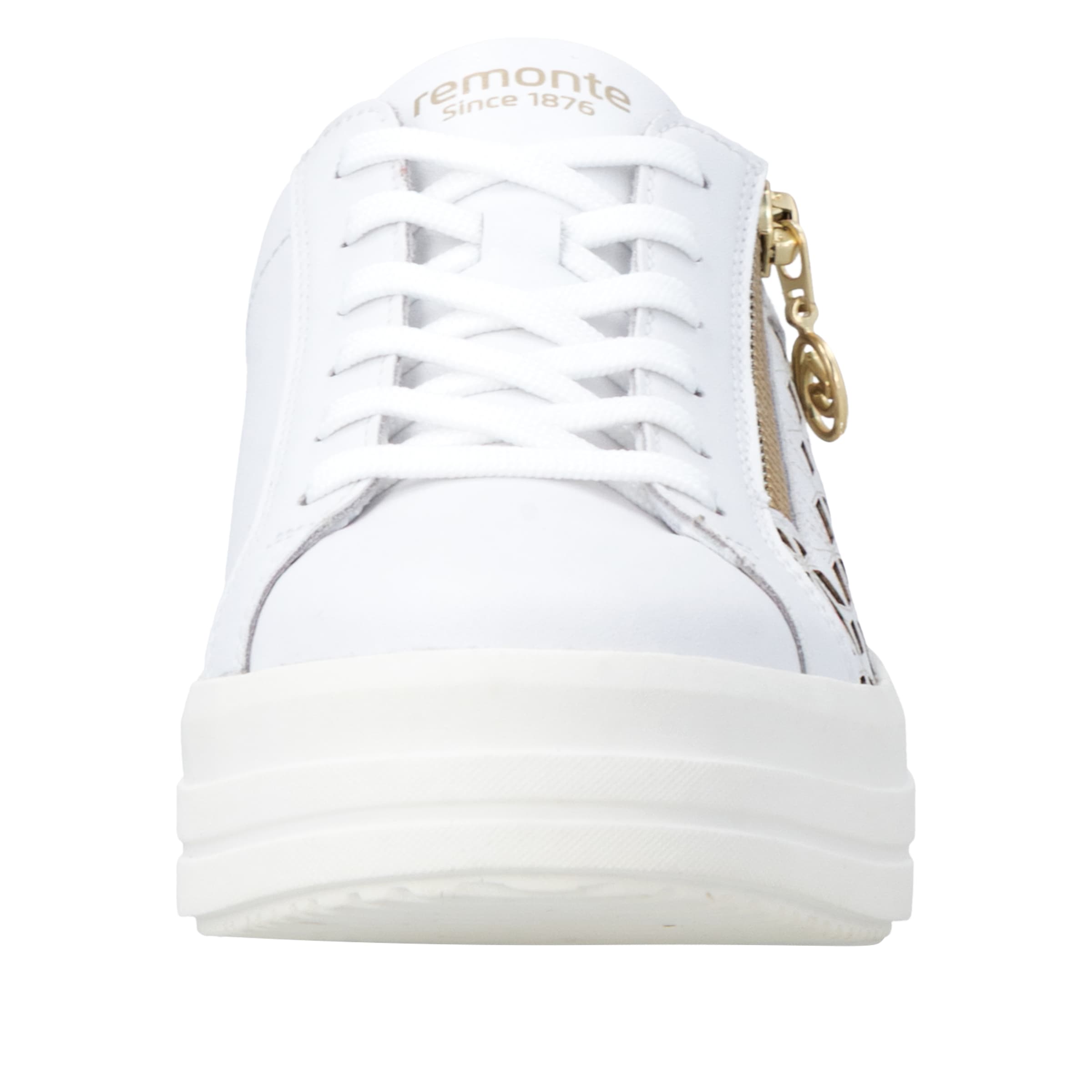 Remonte Plateausneaker  Halbschuh, Schnürschuh mit Perforation und seitlichem Reißverschluss