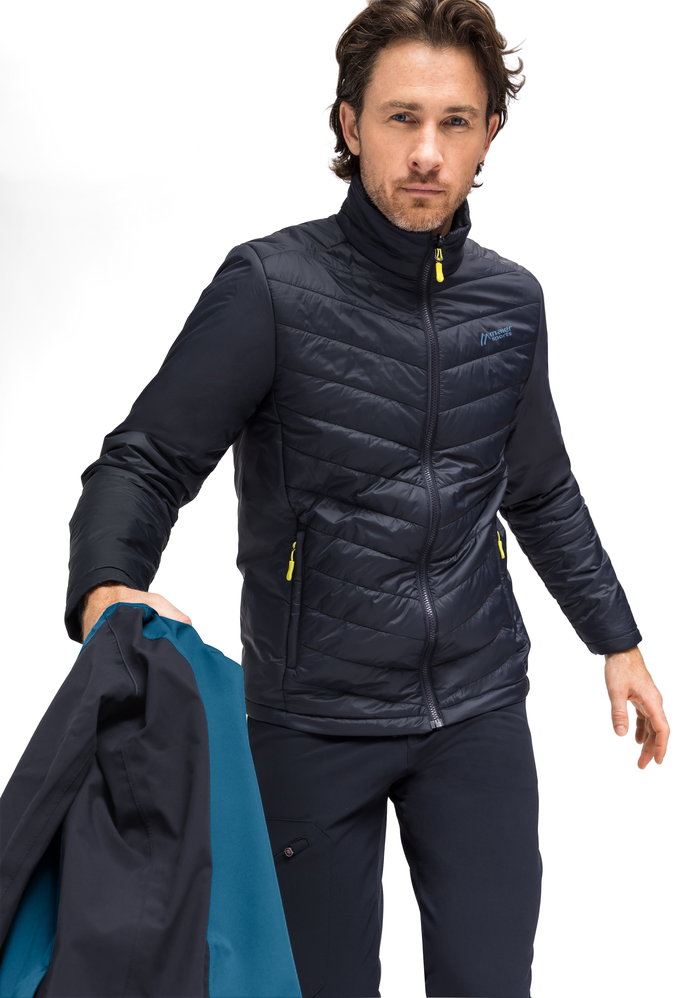 Maier Sports 3-in-1-Funktionsjacke »Ribut M«, funktionale Doppel-Jacke für Wanderungen und Ausflüge