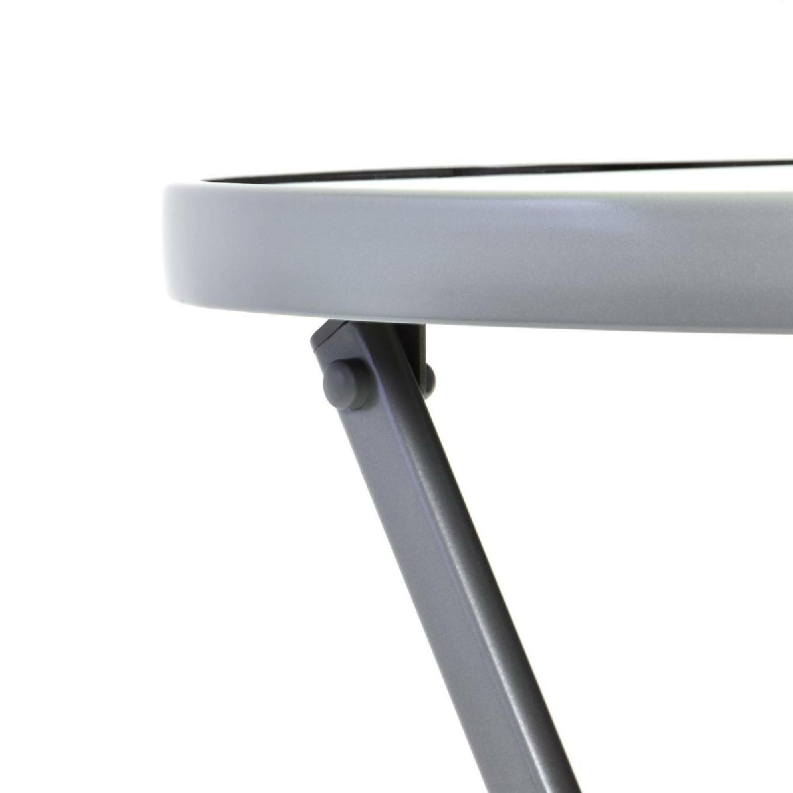 Thumbnail - VCM Gartentisch "Bistro Tisch mit Glasplatte, klappbar"