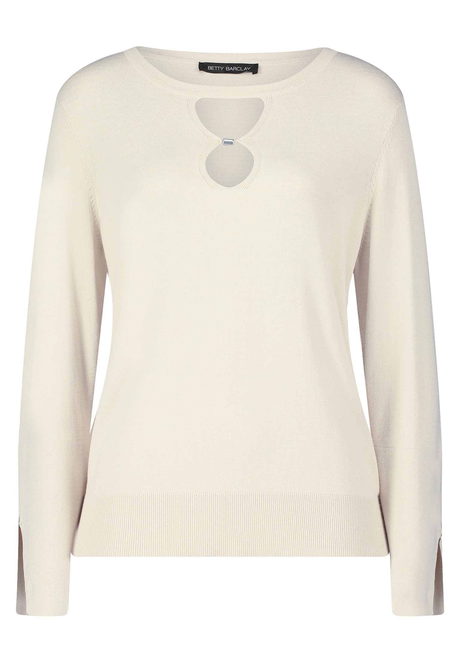 Betty Barclay Strickpullover »Betty Barclay Feinstrickpullover mit Cut-Outs«, (1 tlg.), Dekoelemente