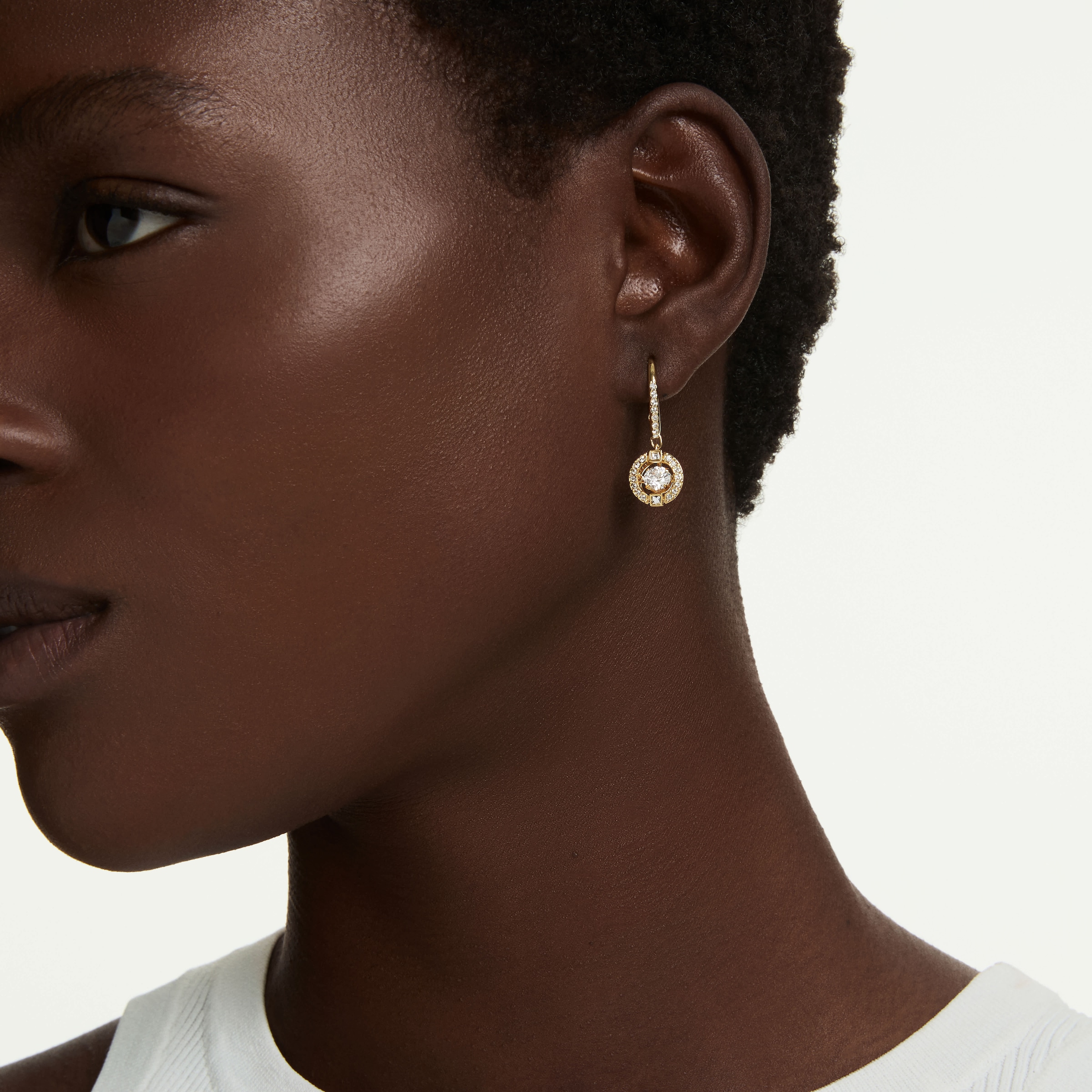 Swarovski Paar Creolen »Schmuck Geschenk UNA Ohrringe« mit Swarovski® Kristall
