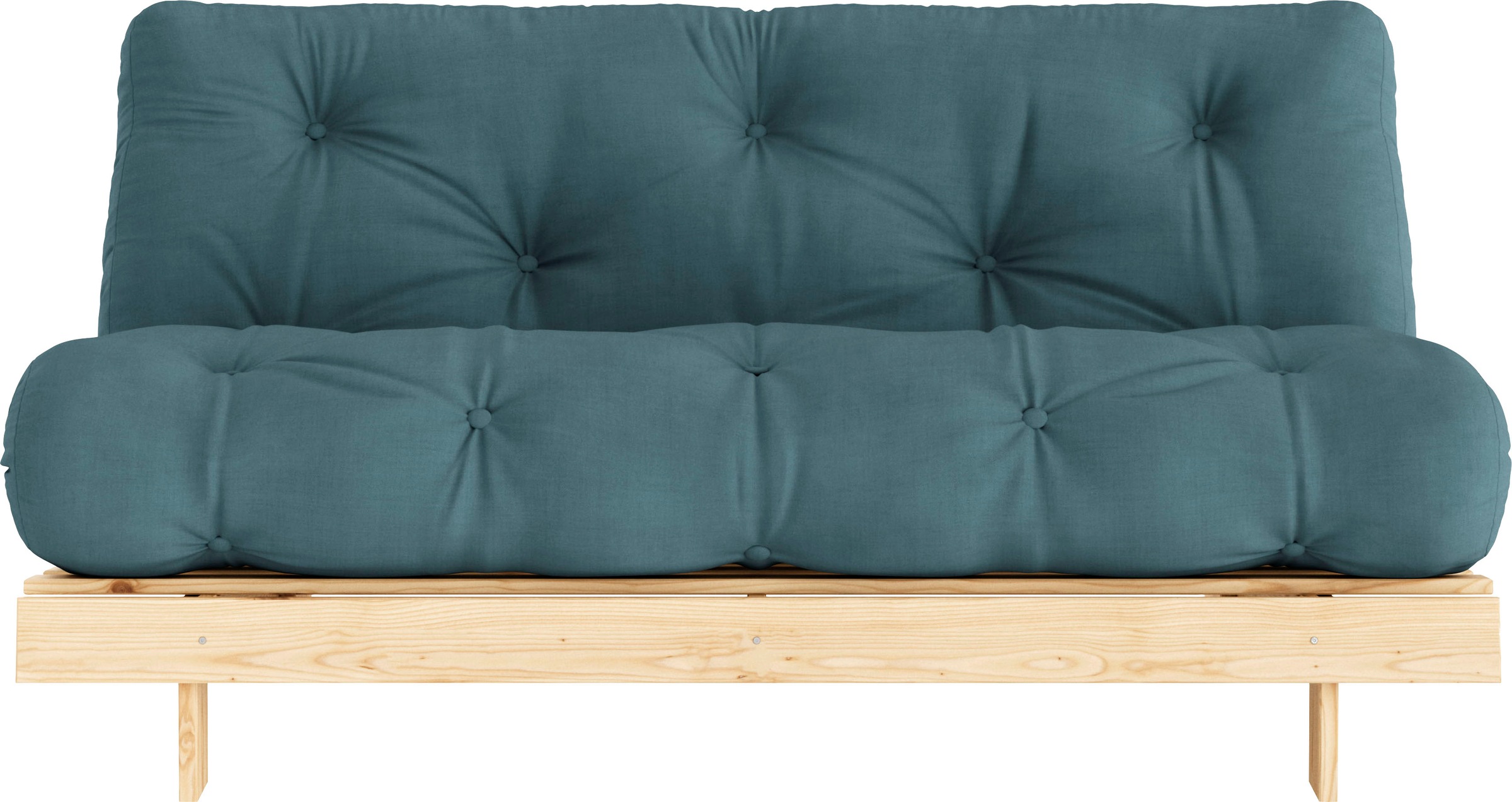 Karup Design Daybett "Roots Sofa Bed, Schlafsofa, Bettfunktion, FSC-Massivholz" Inkl. Futonmatratze, Made in Europe, langlebig, B: 140 oder 160 cm