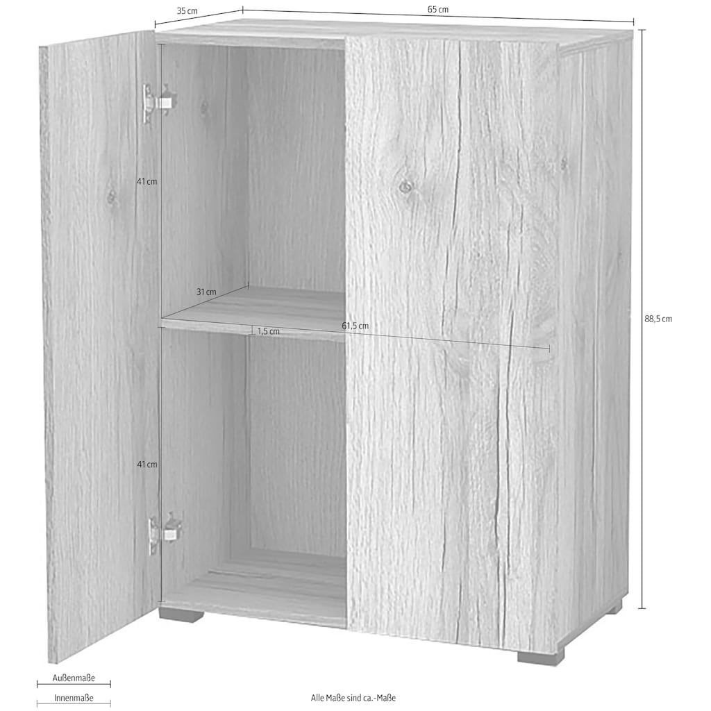 Helvetia Aktenschrank »Agapi«, Breite 65 cm.