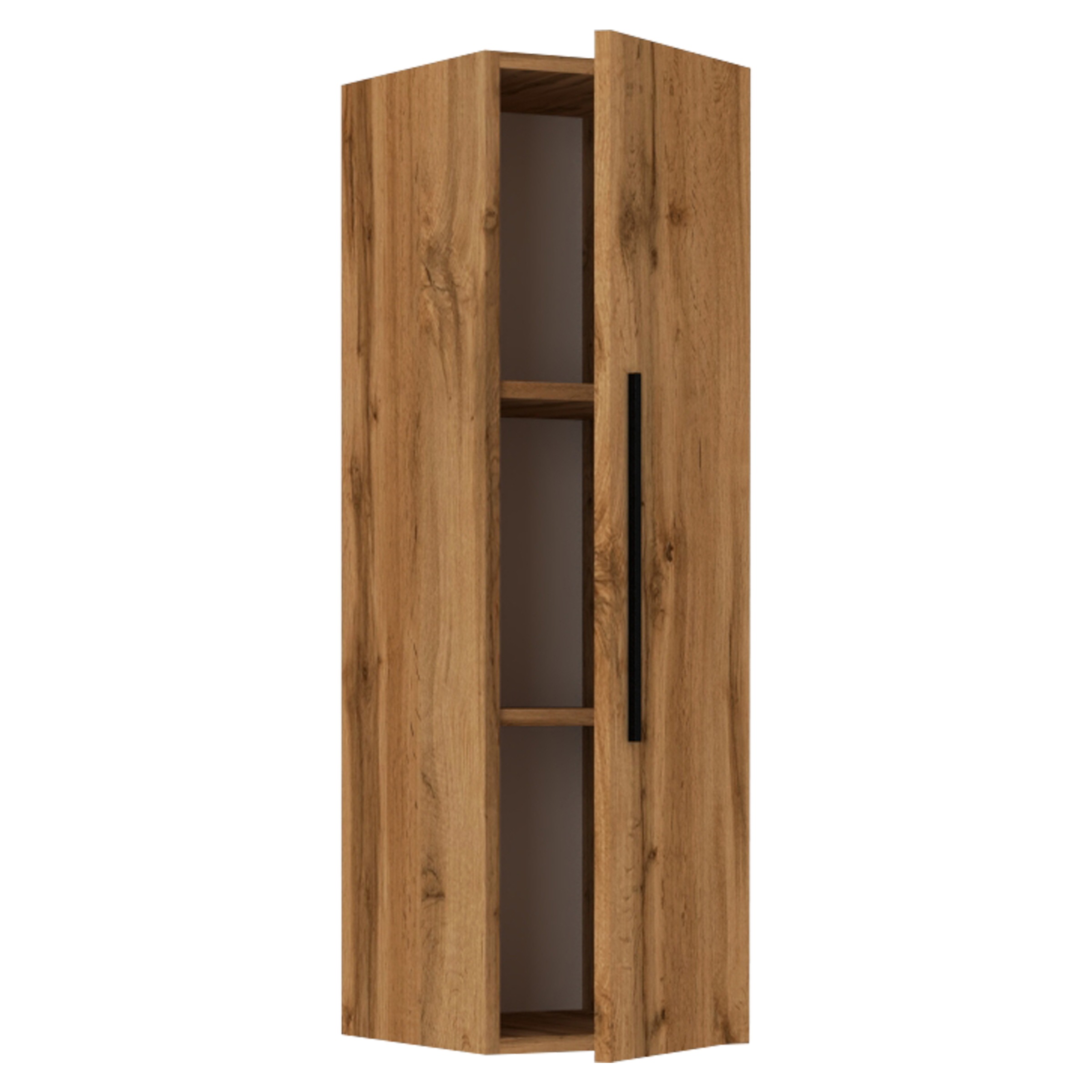 Wandregal VCM, B:30cm T:30cmhonig, eiche, Wohnzimmer, Regale, "Holz Wandregal Wandschrank Klappschrank Arila LS"